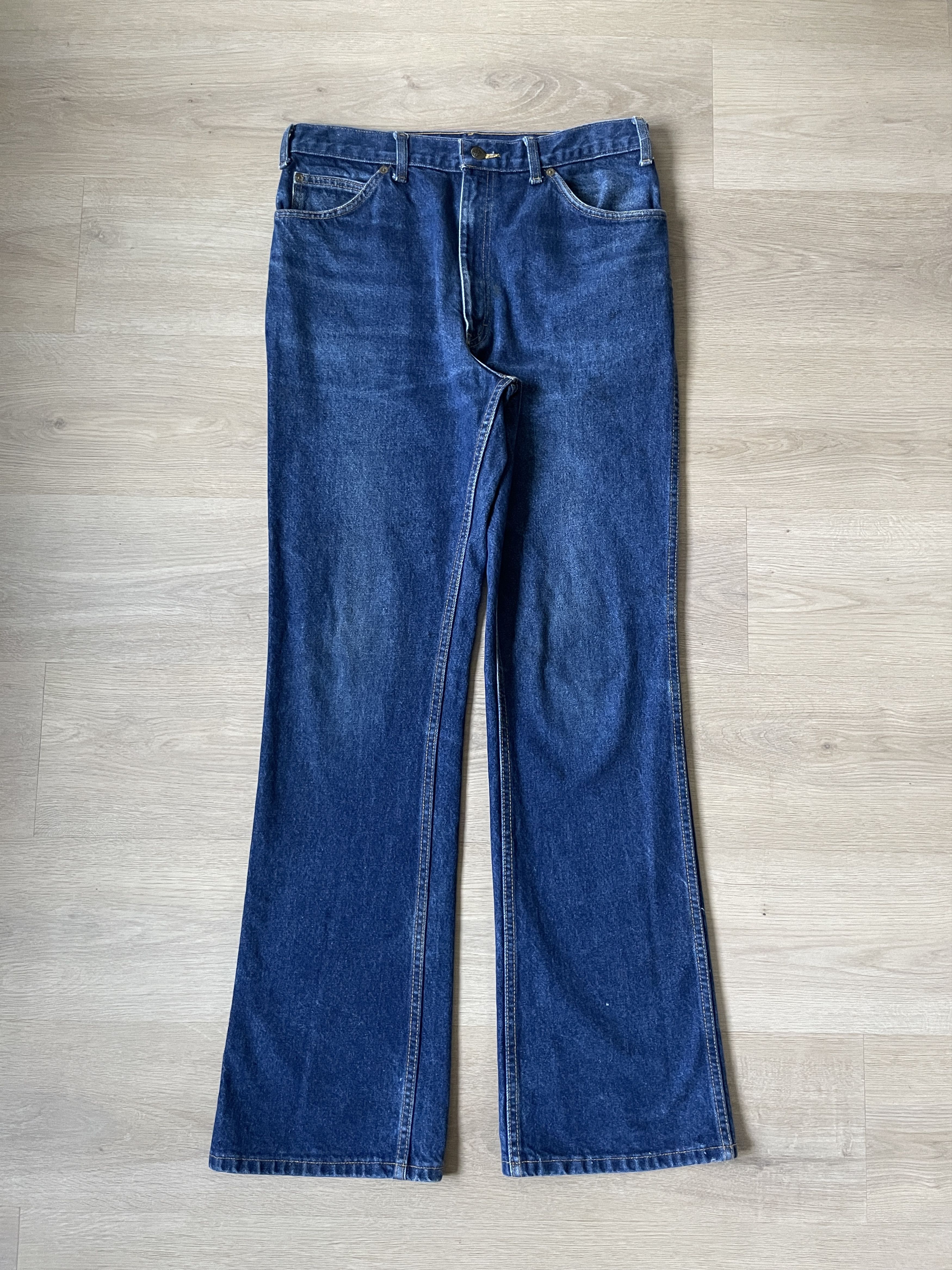 Lee × Vintage 90s Lee Faded Bootcut Flared Jeans Size US 32 / EU 48 - 1 Thumbnail