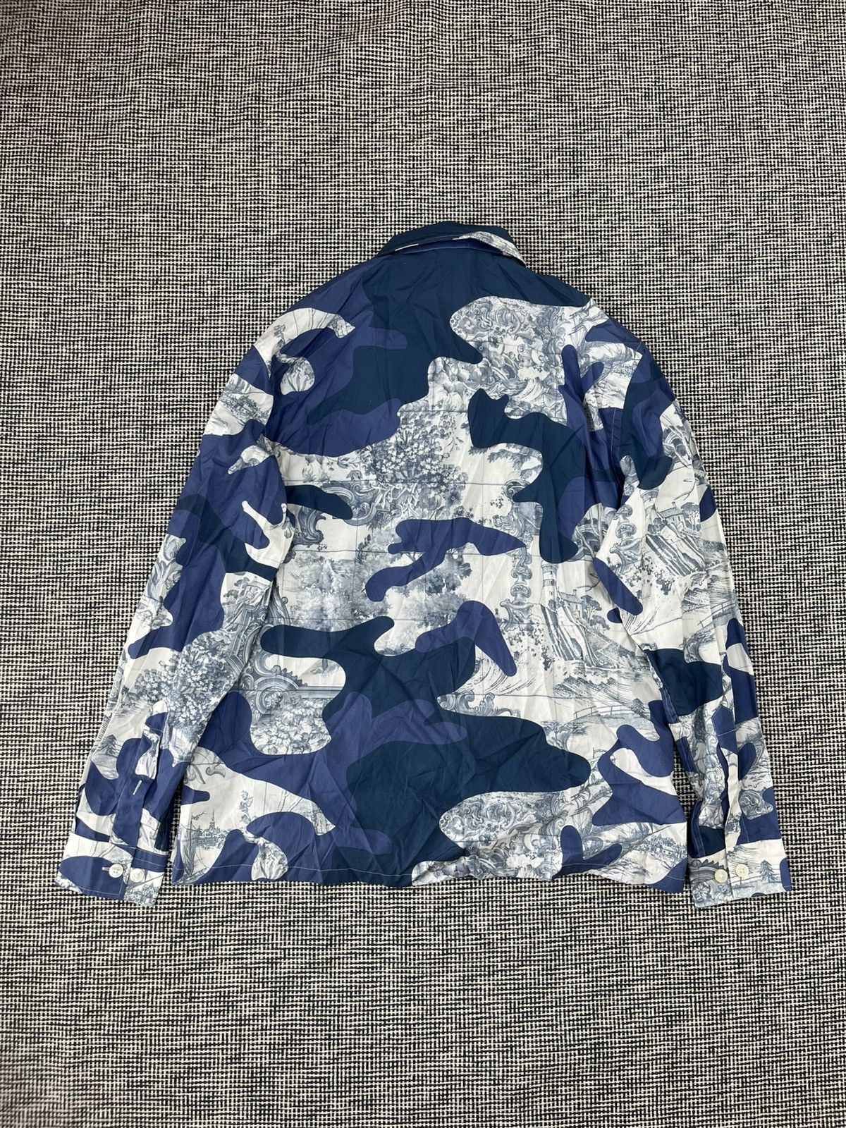 Designer × Hugo Boss Hugo Boss crazy print relaxed long sleeve shirt designer Size US XL / EU 56 / 4 - 3 Thumbnail