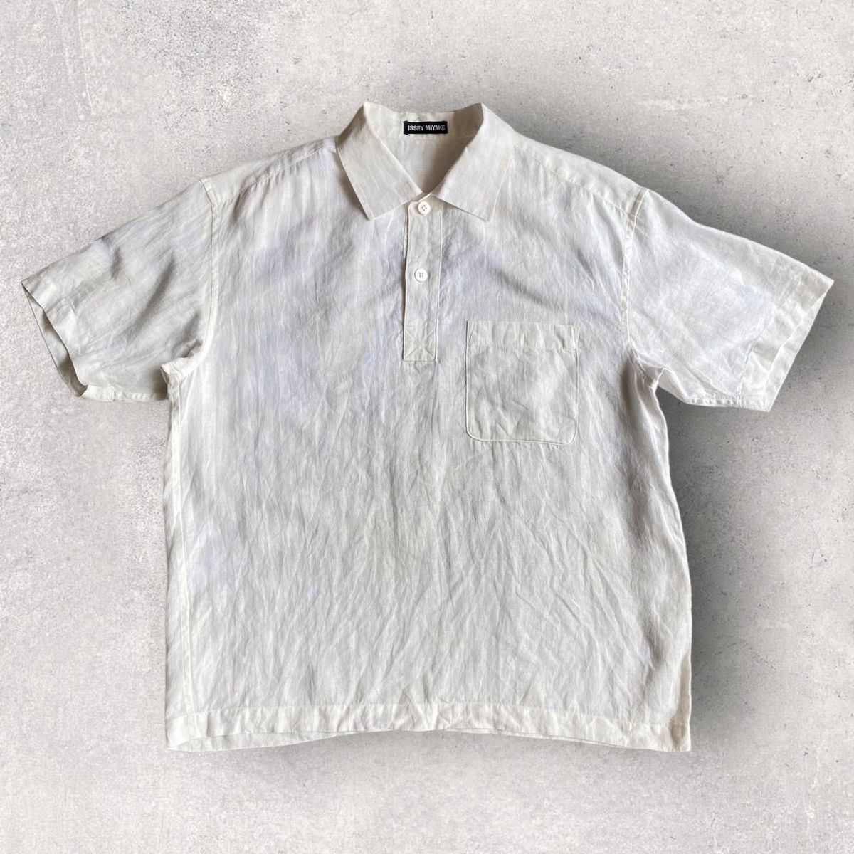 Issey Miyake Vintage SS94 Pullover Hemp Oversize Shirt Size US M / EU 48-50 / 2 - 2 Thumbnail