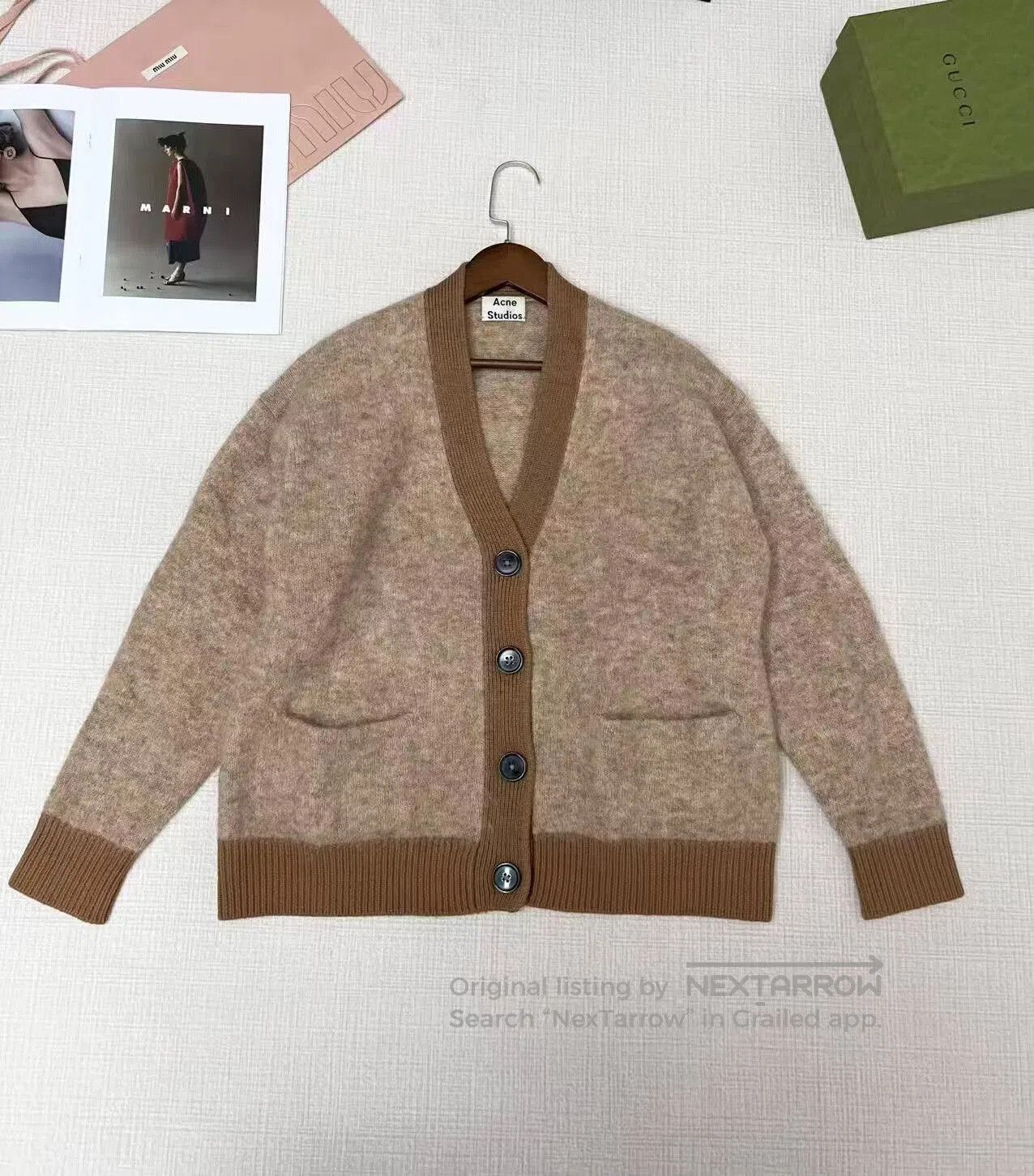 Acne Studios Acne Studios Mohair Cardigan Sweater. Size US M / EU 48-50 / 2 - 1 Thumbnail