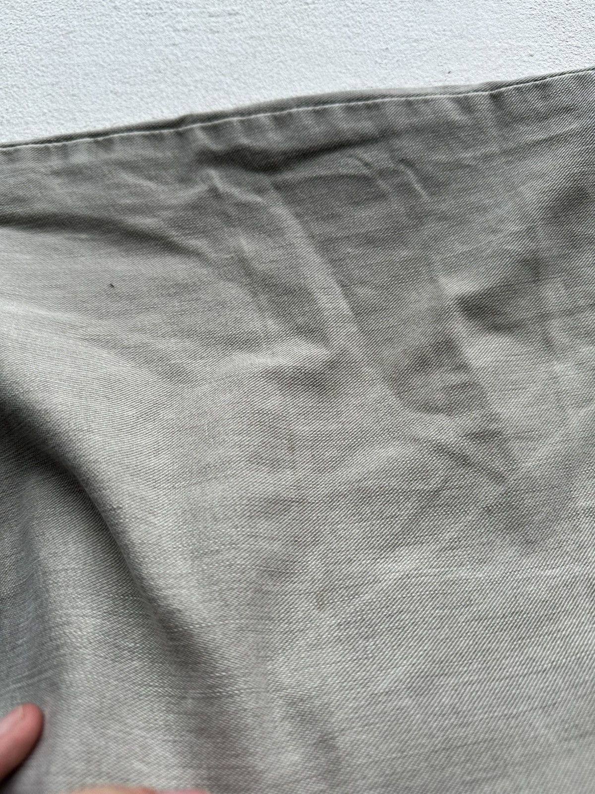 Giorgio Armani VNTG🚨90s Armani Jeans Denim Gray Baggy Mens Pants 30US Size US 32 / EU 48 - 10 Thumbnail