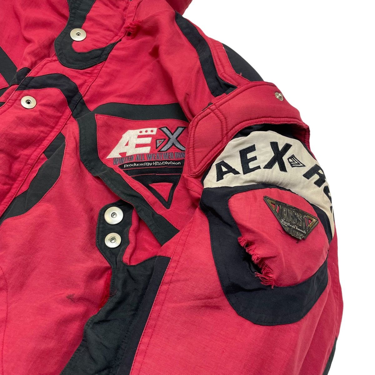 Hein Gericke 🔥Vintage 90s Kiss Racing Team Street Drag Padded Jacket Size US M / EU 48-50 / 2 - 7 Thumbnail