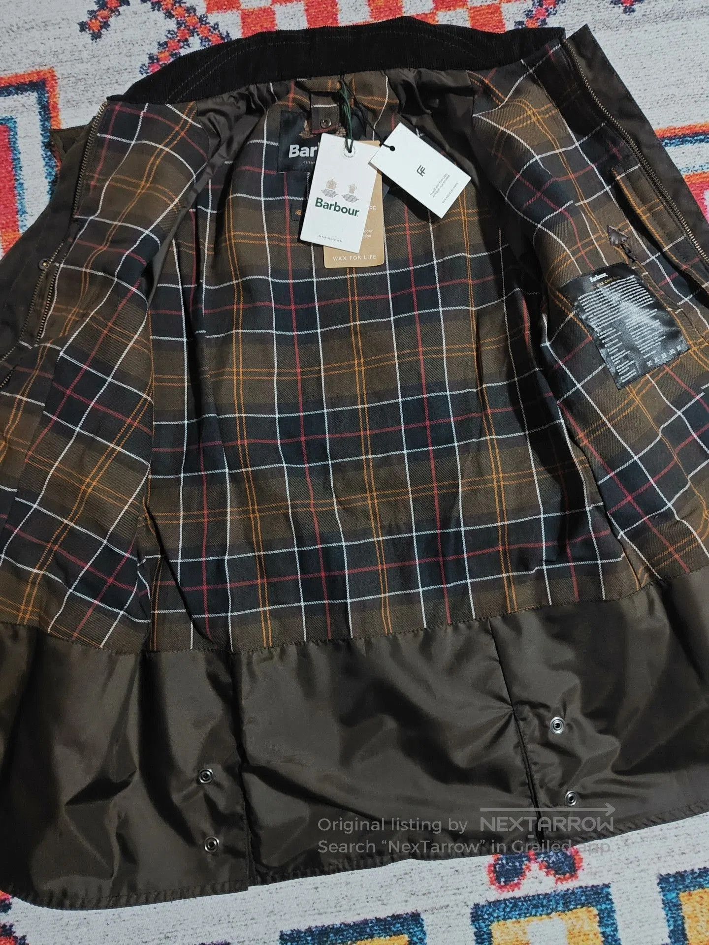Barbour Barbour Beadnell Women's Waxed Jacket. Size XS / US 0-2 / IT 36-38 - 3 Thumbnail