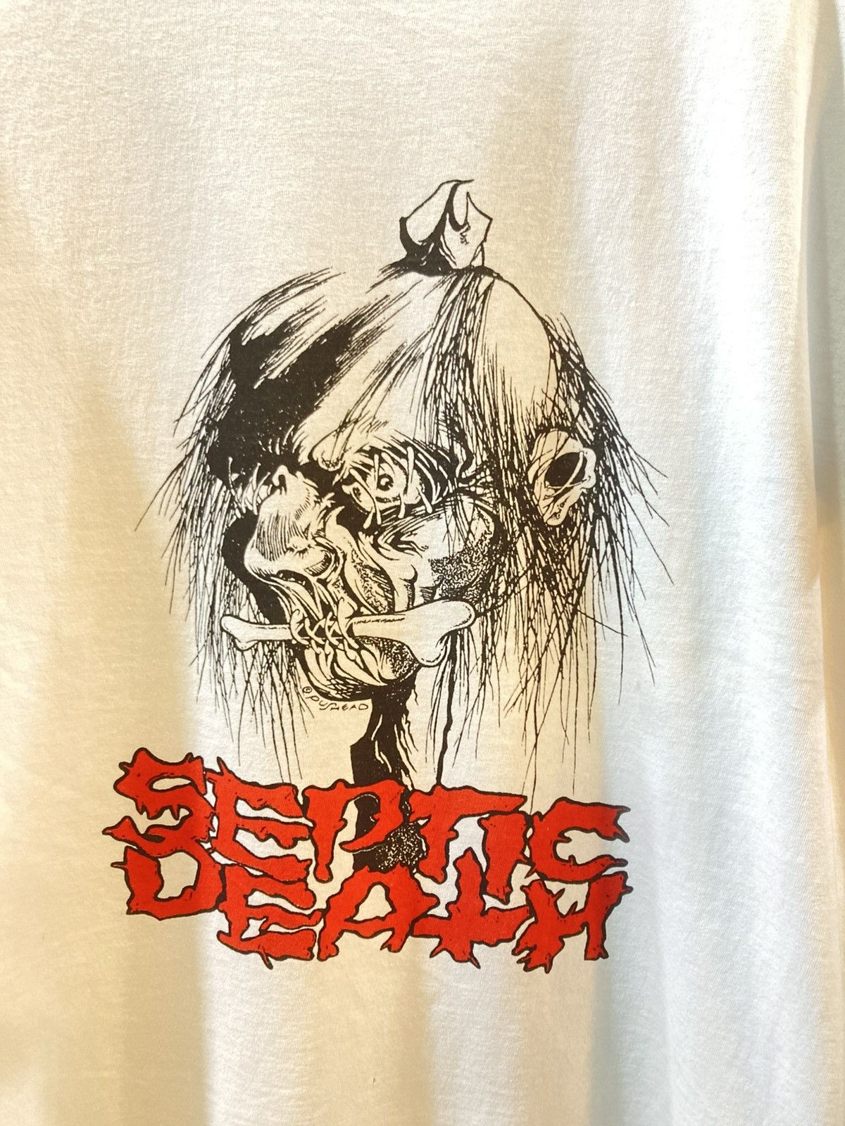Band Tees Vintage Septic Death Pushead t shirt Size US L / EU 52-54 / 3 - 2 Thumbnail