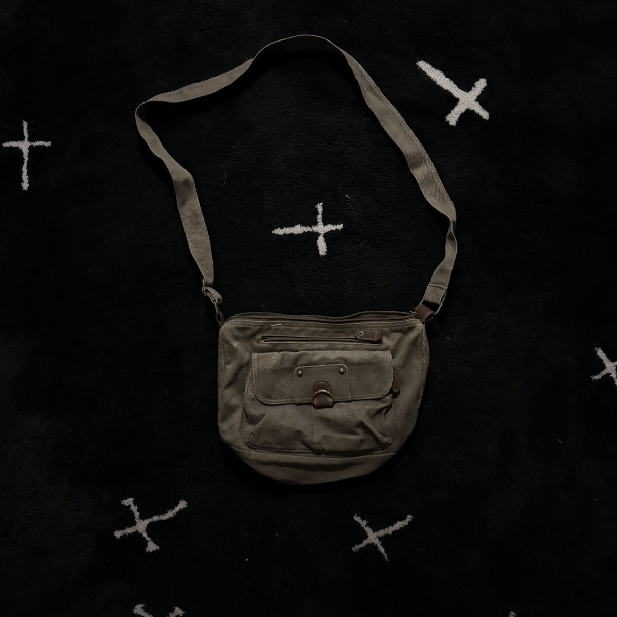 Vintage Tan canvas bag Size ONE SIZE - 1 Thumbnail