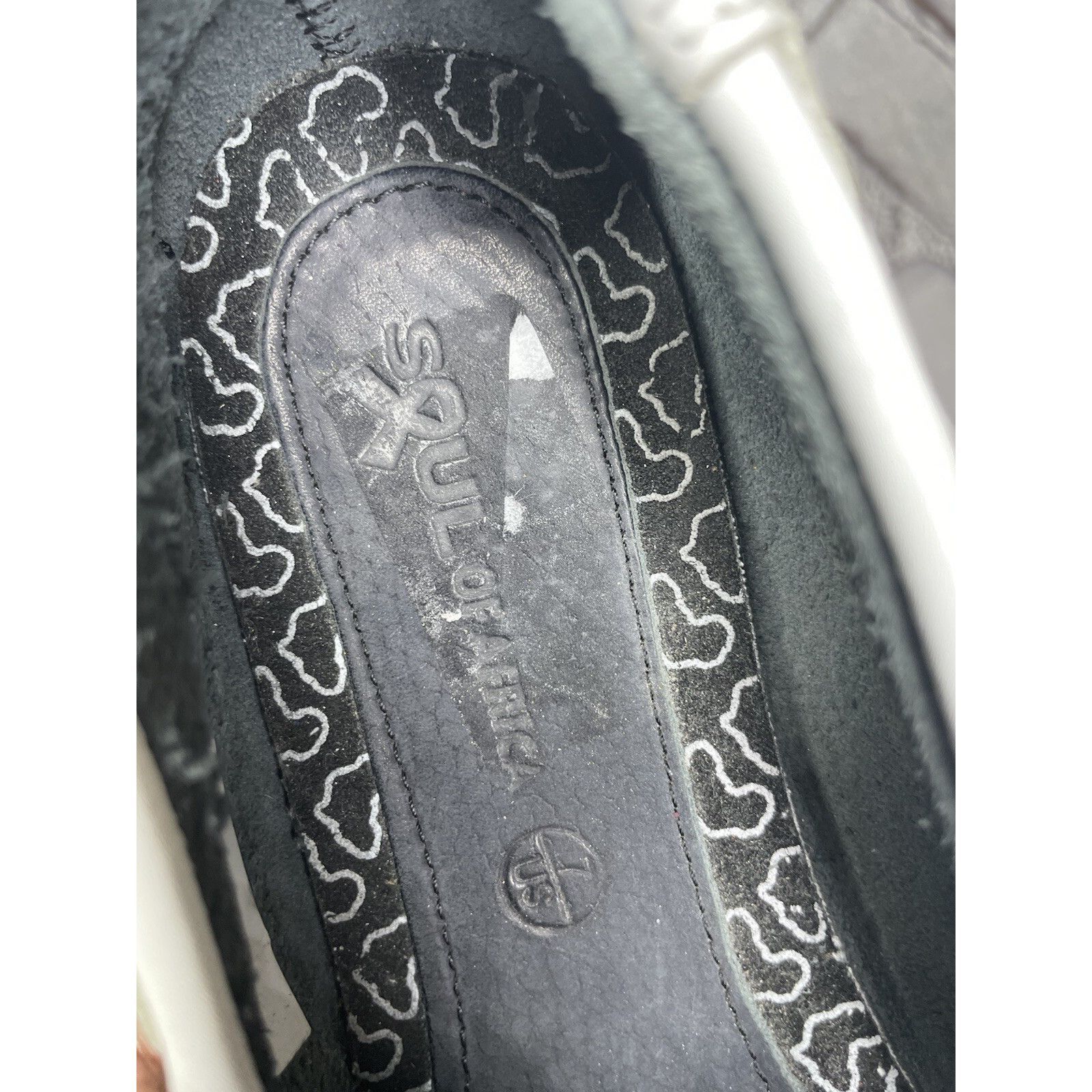 Other SOUL of AFRICA Nerina Juliet White Blue Leather Bow Ballet F Size US 7 / IT 37 - 9 Thumbnail