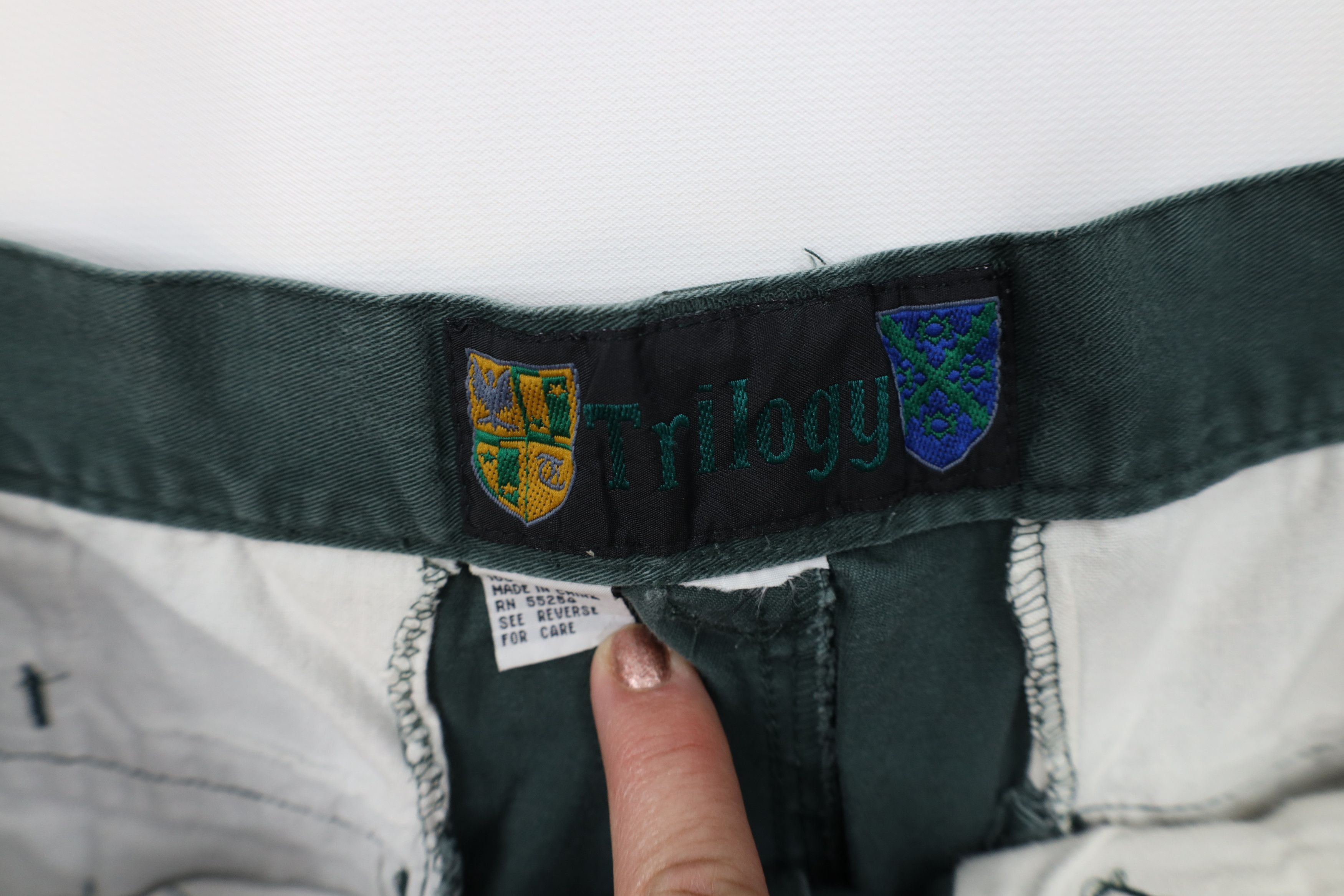 Vintage Vintage 90s Streetwear Golfing Chino Shorts Green Cotton Size US 32 / EU 48 - 7 Thumbnail