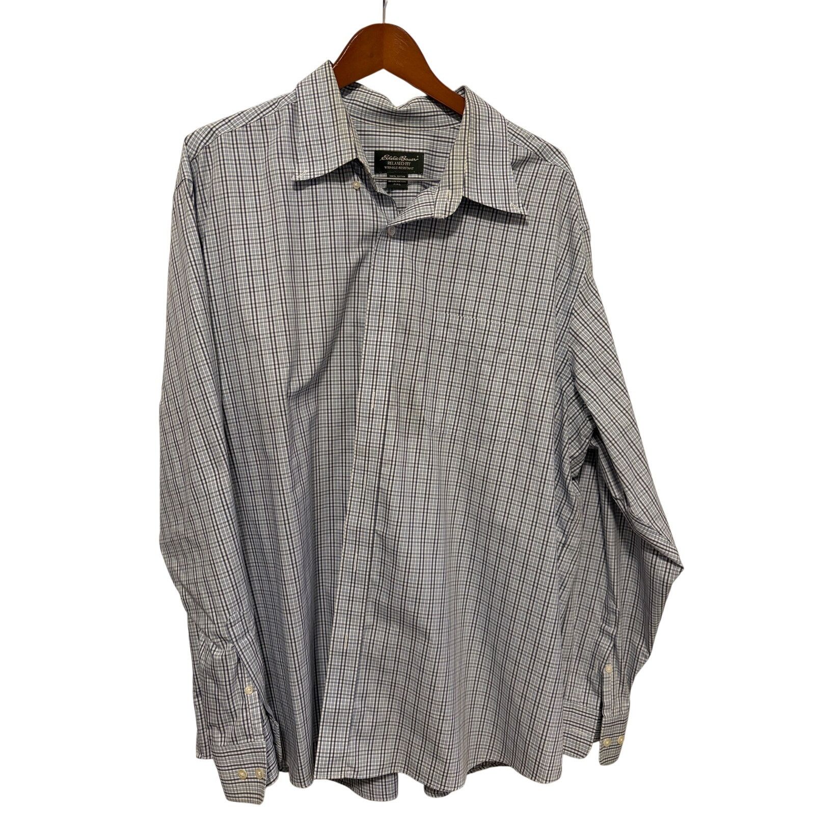 Eddie Bauer Eddie Bauer Relaxed Wrinkle-Resistant Plaid Button Up Size US XXL / EU 58 / 5 - 1 Thumbnail