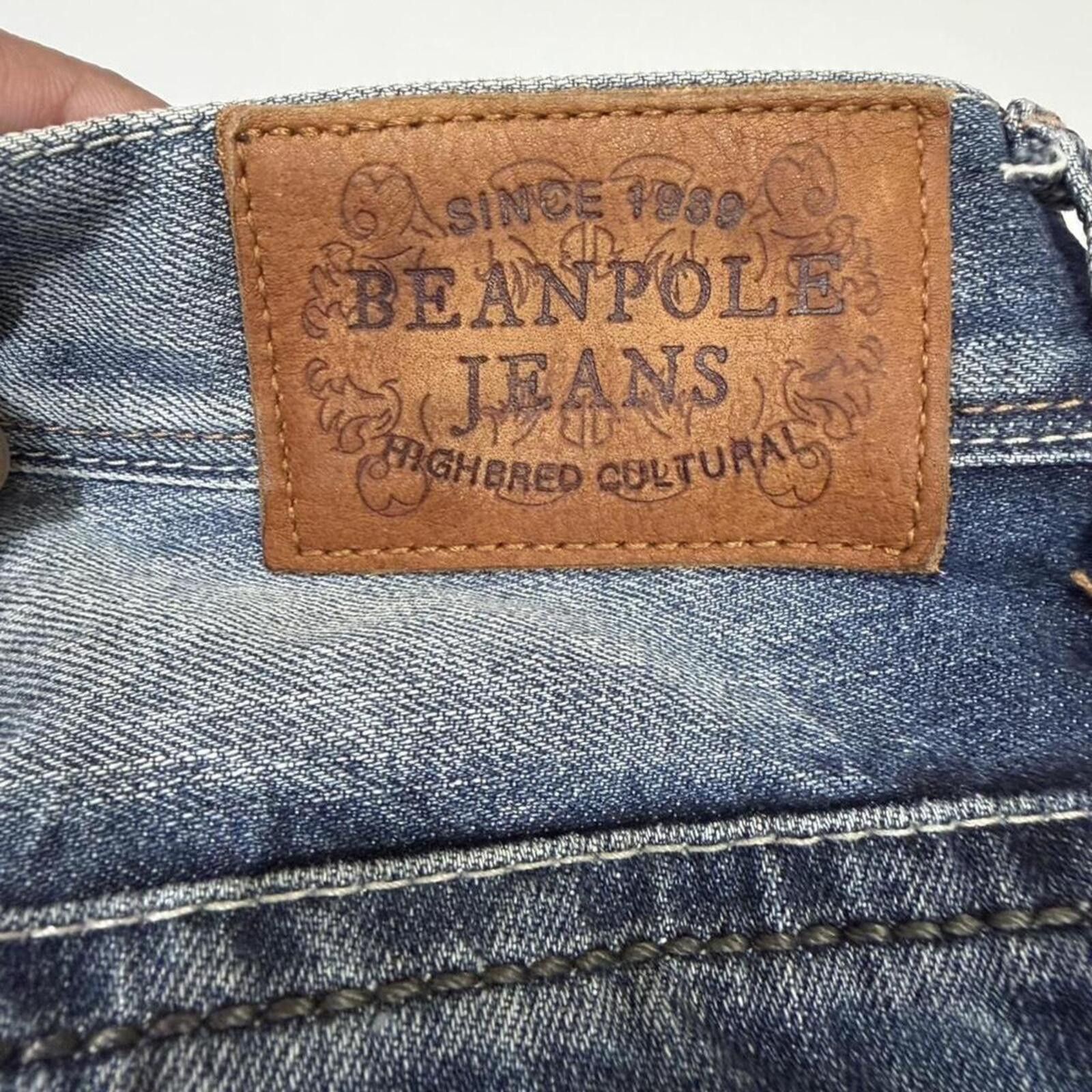 True Religion Beanpole blue denim jeans with embroidered logo Size 32" / US 10 / IT 46 - 5 Thumbnail