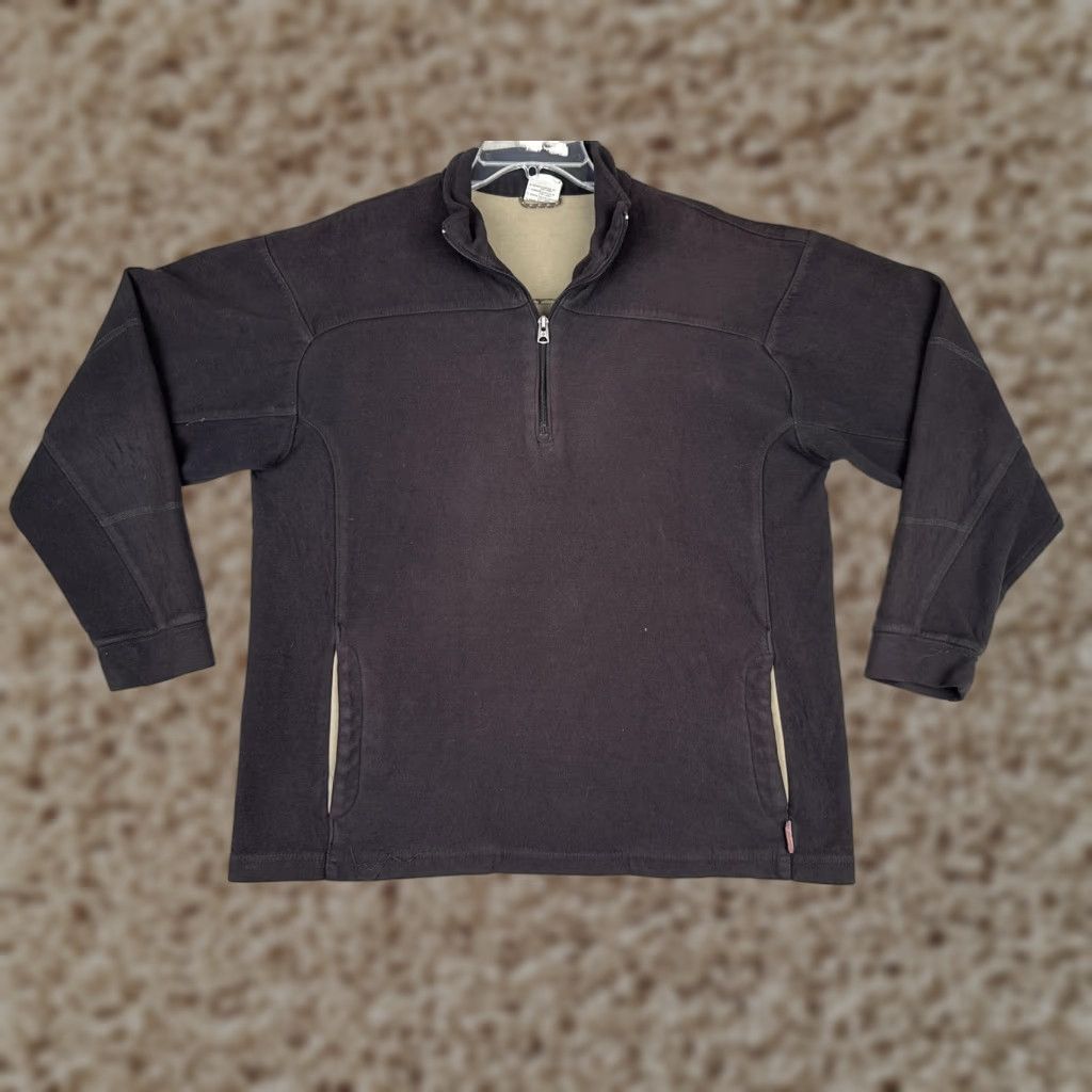 Vintage Columbia Pullover Mens Large Black Vertex 1/4 Zip Lined Fleece Sweatshirt Hiking Shirt Mens Size US L / EU 52-54 / 3 - 1 Thumbnail