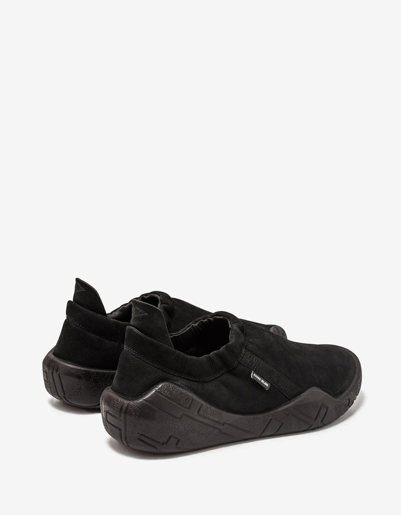 image of Stone Island Shadow Project Black Slip-On Suede Trainers Shoes, Men's (Size 7)