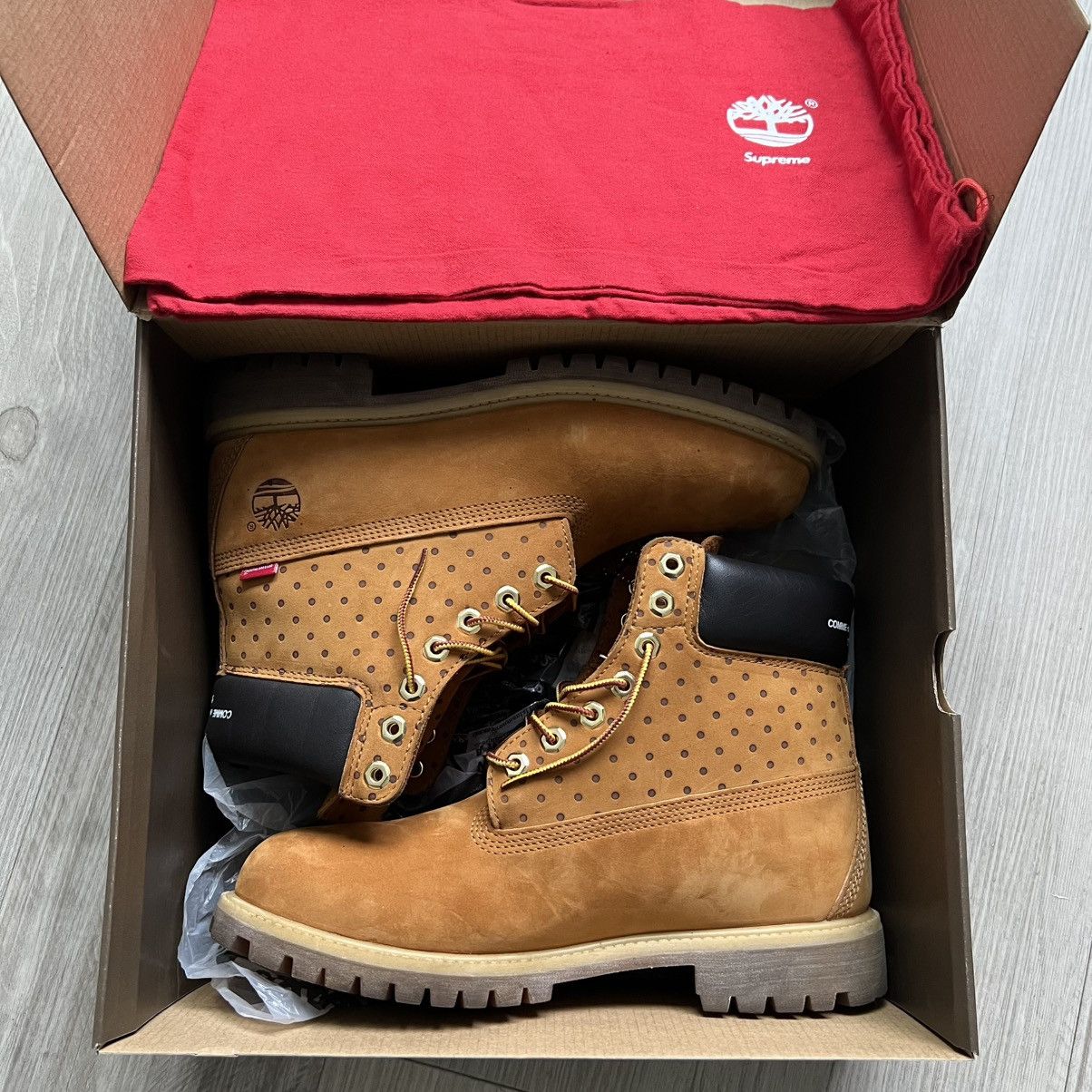Comme des Garcons SHIRT × Supreme × Timberland Timberland 6” AW/SS15 Supreme x Comme Des Garçon Boots Size US 10 / EU 43 - 7 Thumbnail