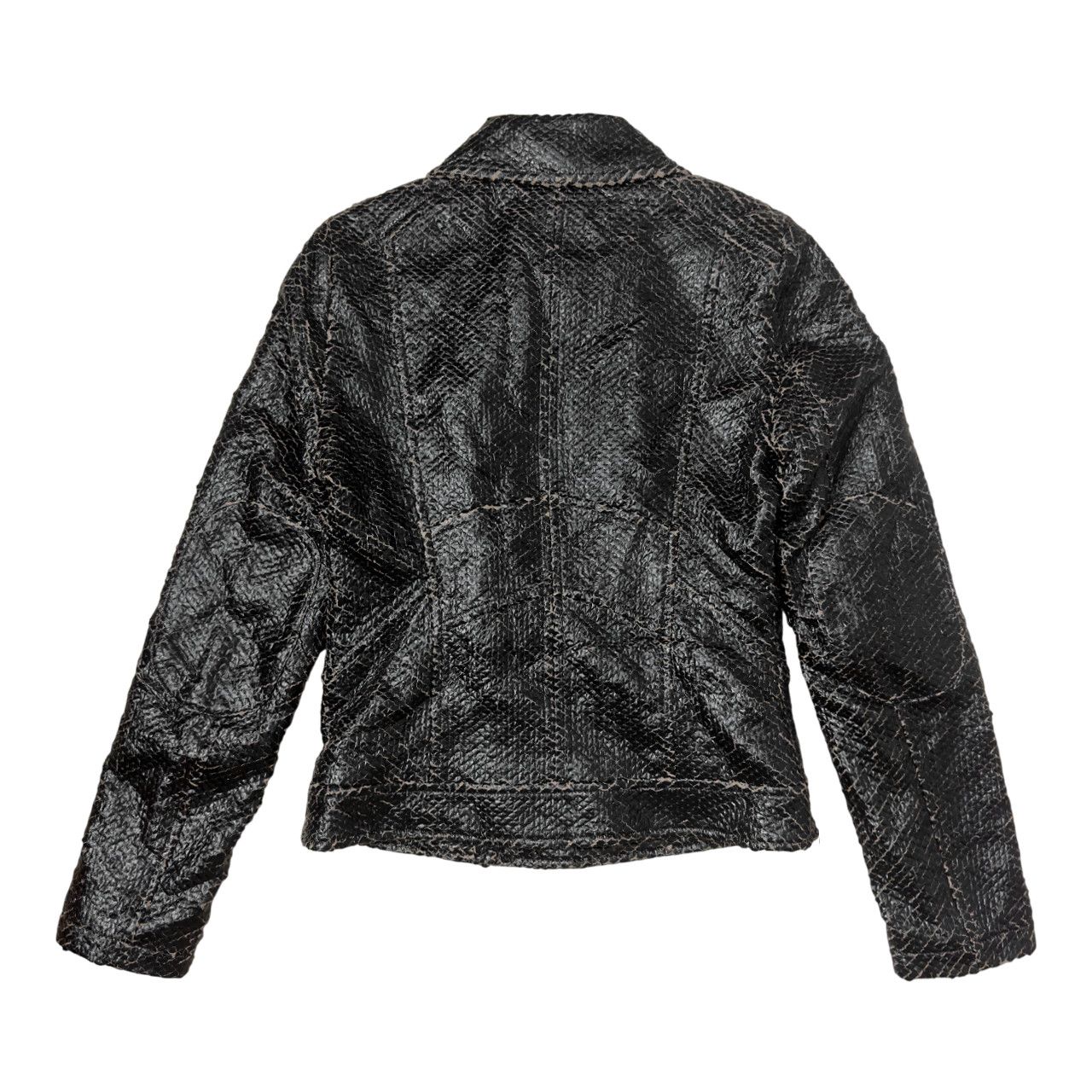 14th Addiction Van Caloen distressed leather biker jacket Size US XXS / EU 40 - 3 Thumbnail