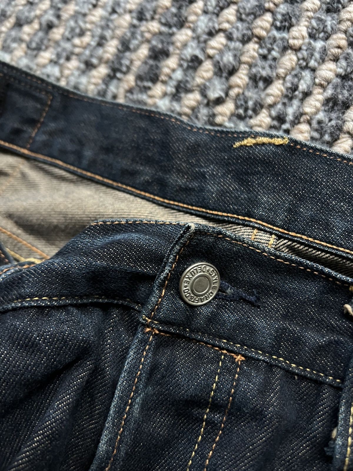 Evisu 00’s EVISU SEAGULL SELVEDGE BAGGY JEANS JAPAN ARCHIVE Size US 36 / EU 52 - 10 Thumbnail