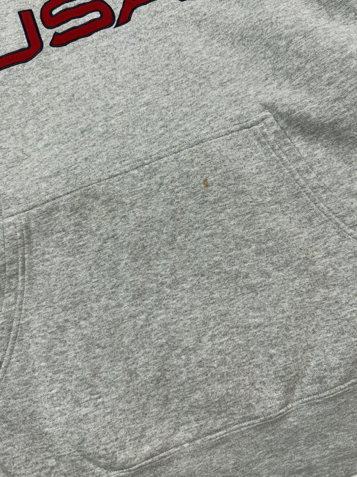 Nike × Vintage Vintage 90s Nike USA football centre swoosh hoodie Size US XL / EU 56 / 4 - 5 Thumbnail