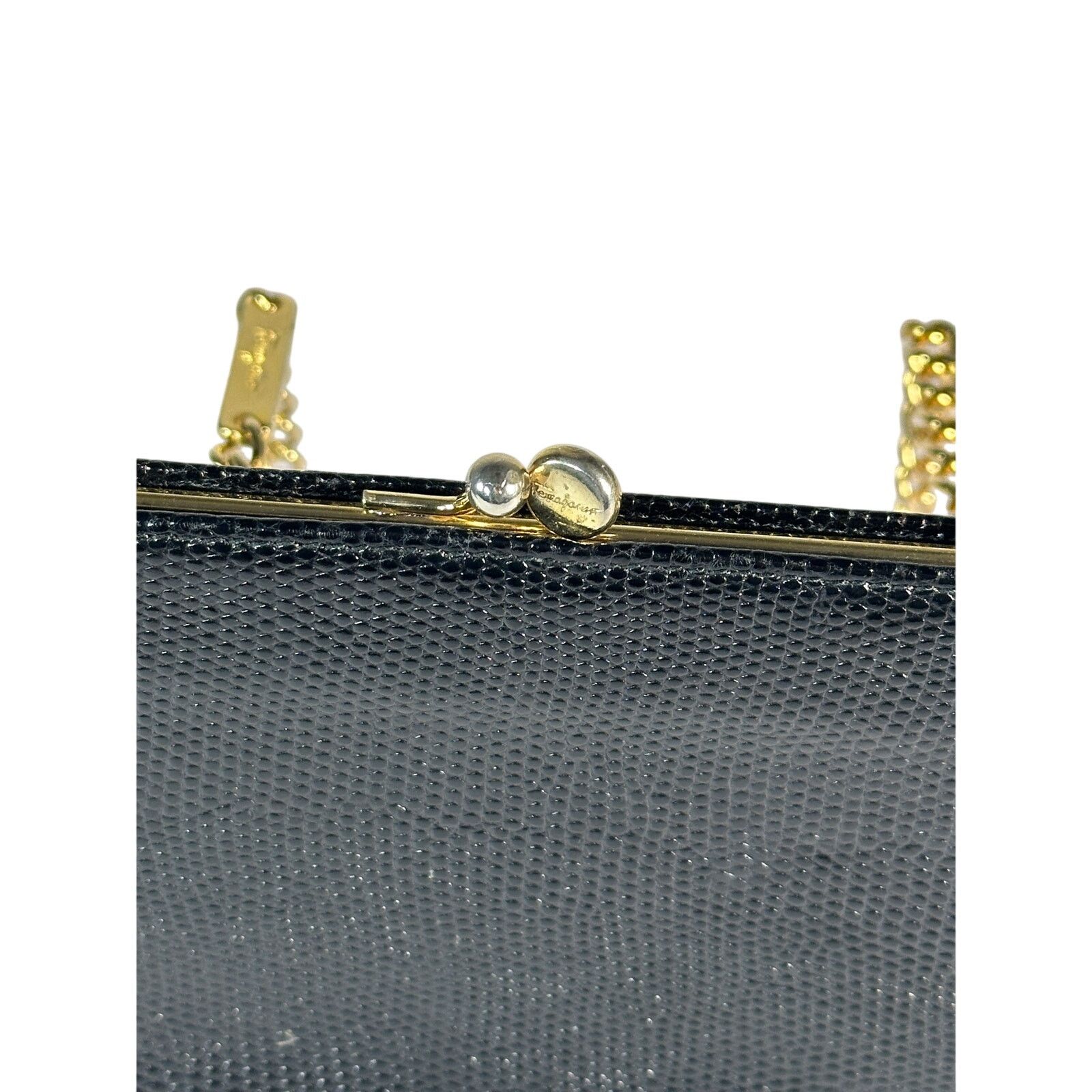 Salvatore Ferragamo SALVATORE FERRAGAMO Vara Bow Kiss Lock Chain Shoulder Bag Size ONE SIZE - 12 Thumbnail