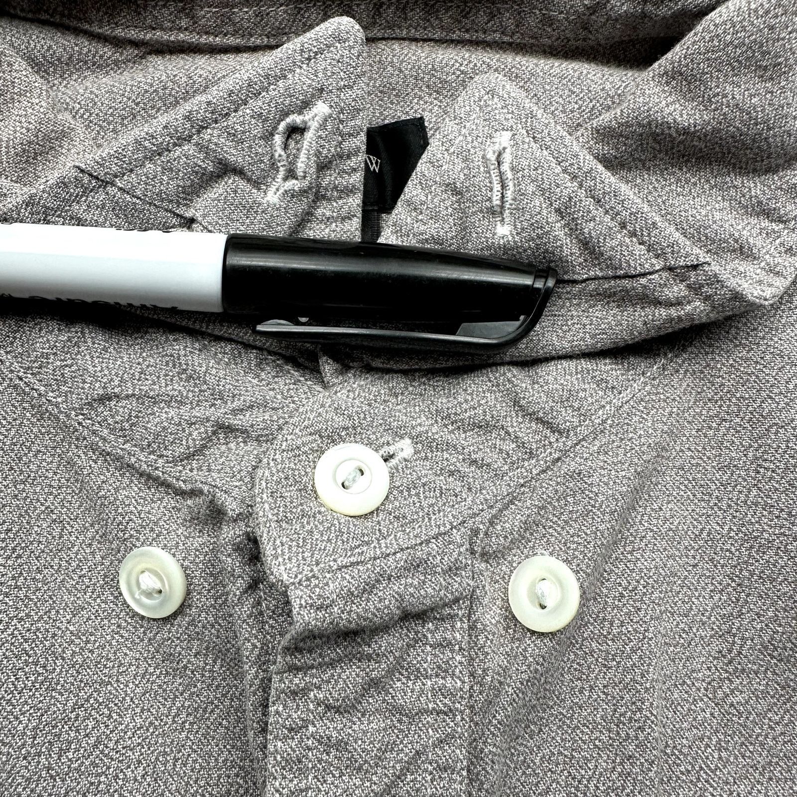 J.Crew J Crew Button Down Long Sleeve Gray Casual Shirt Mens Large Size US L / EU 52-54 / 3 - 8 Thumbnail