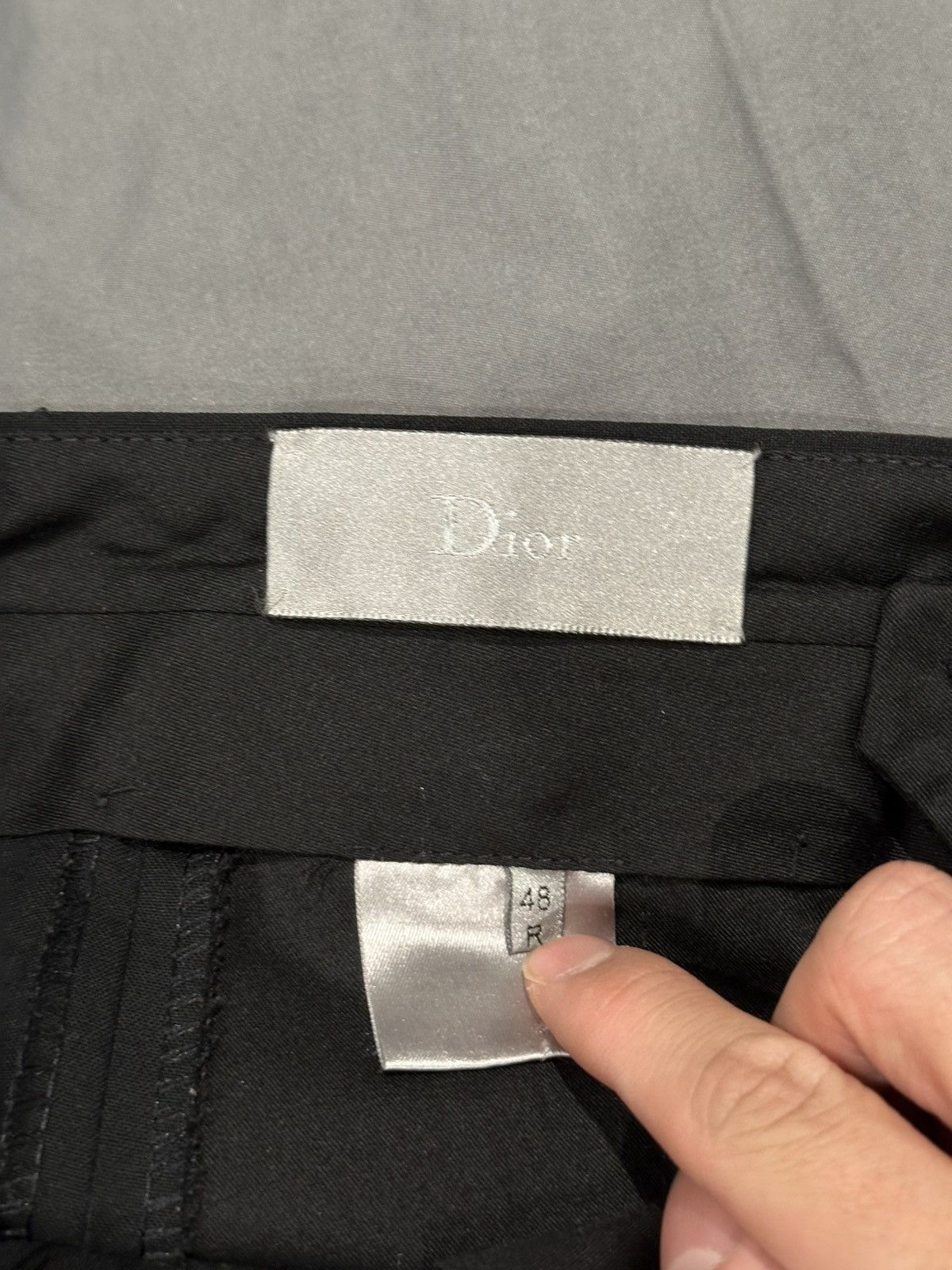 Dior × Hedi Slimane SS04 Strip 2 Button Blazer Suit 48 Size 48R - 13 Thumbnail