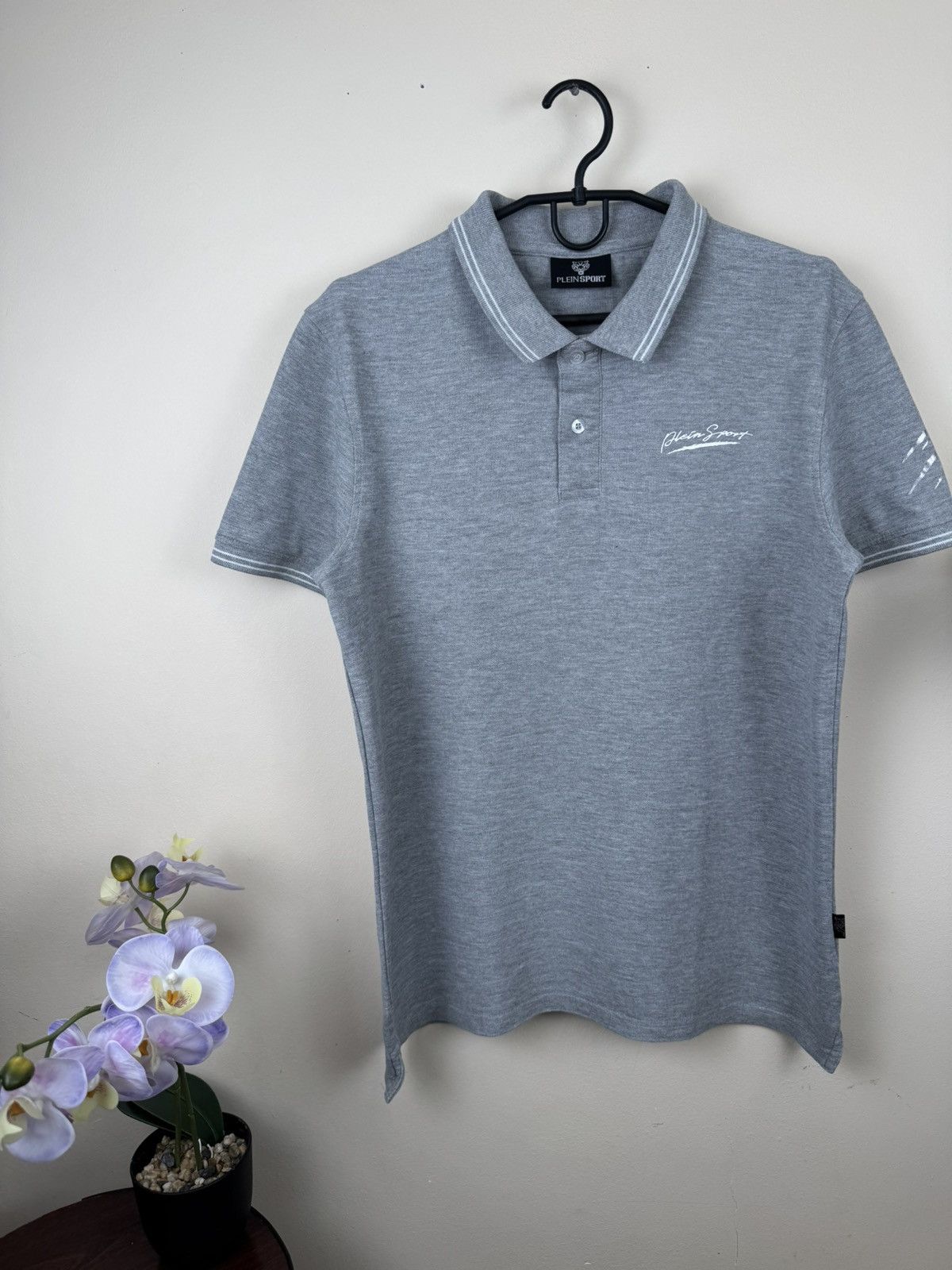 Other Plein Sport T shirt Polo Gray Luxury M Luxury Streetwear Size US M / EU 48-50 / 2 - 16 Thumbnail