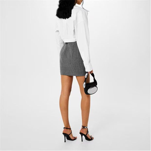 Alexander Wang o1g2r1mq0824 Tailored Mini Dress in Grey Size M / US 6-8 / IT 42-44 - 5 Thumbnail