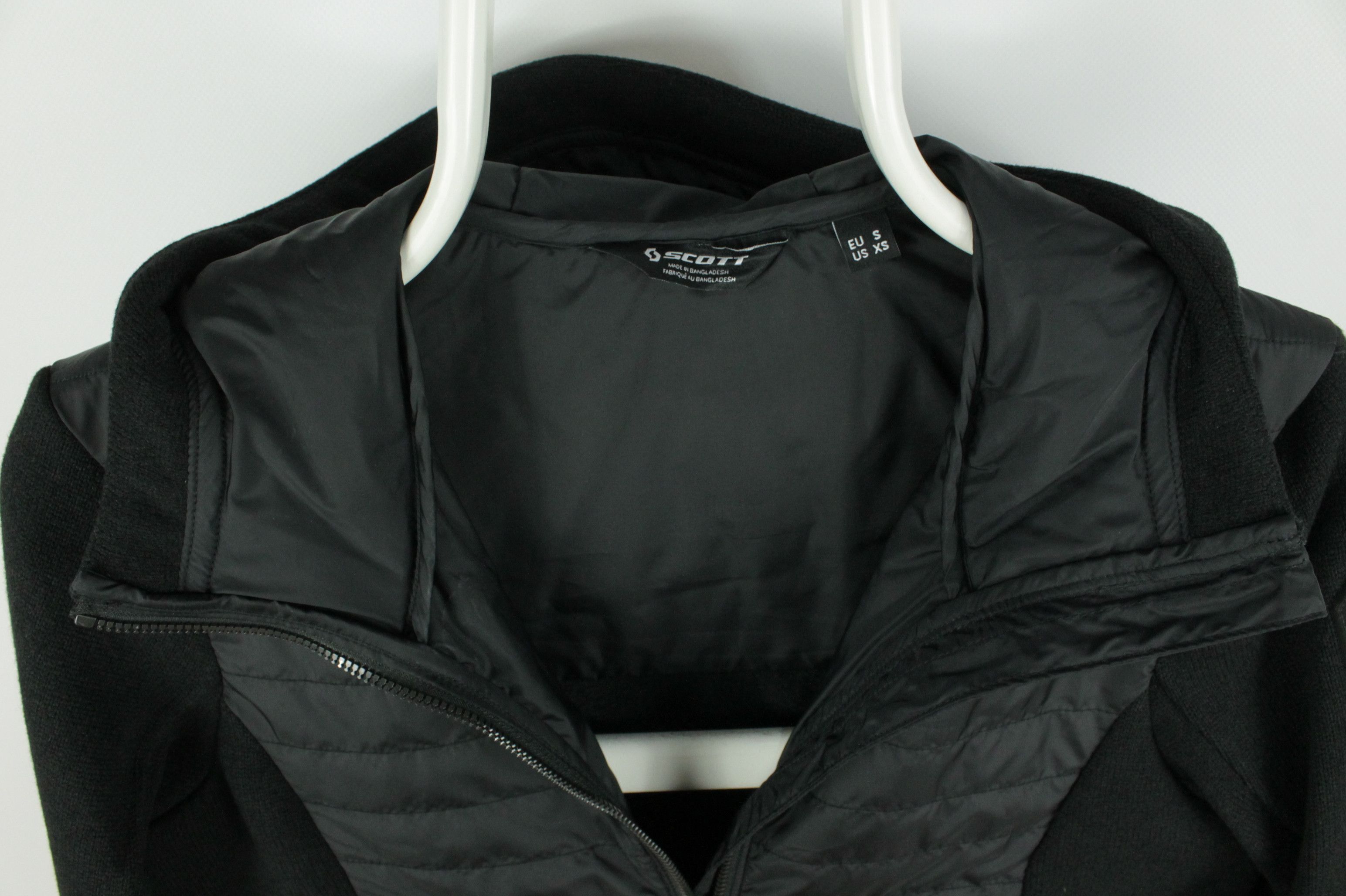 Schott SCOTT Defined Optic Warm Hybrid Black Hoodie Women's Size XS / US 0-2 / IT 36-38 - 3 Thumbnail