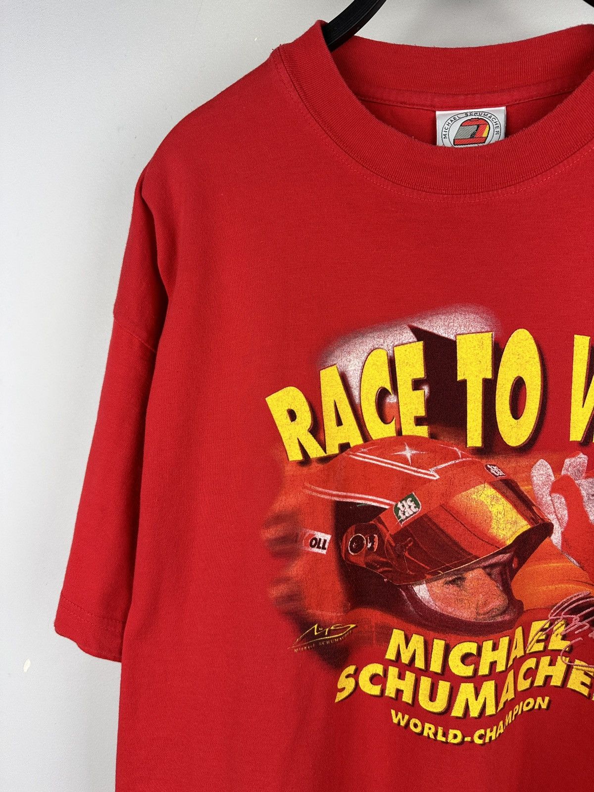Formula 1 × Vintage Vintage Michael Schumacher Race To Win World Champion Tee Size US XL / EU 56 / 4 - 2 Thumbnail
