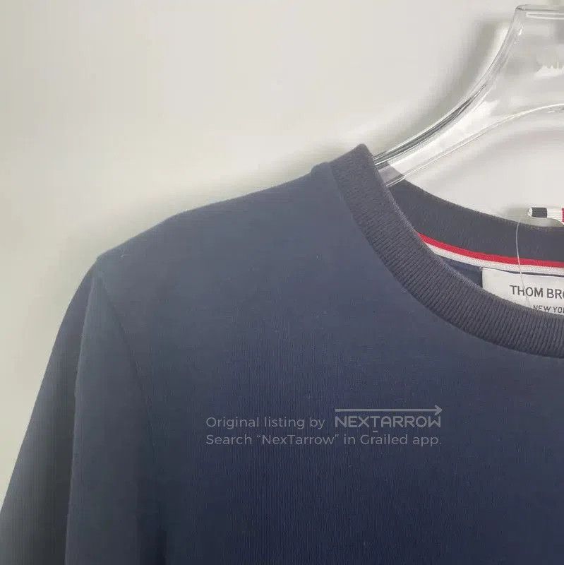 Thom Browne Thom Browne Men's Blue Cotton T-Shirt . Size US XS / EU 42 / 0 - 2 Thumbnail
