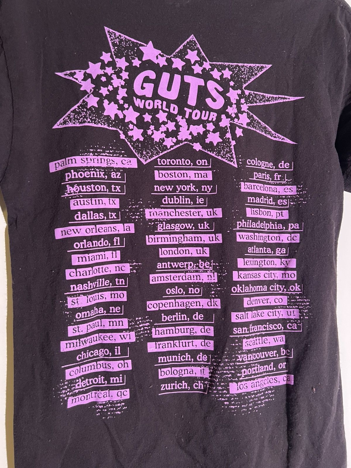 Band Tees Olivia Rodrigo Guts World Tour Singer Artist Distressed Tee Size US XS / EU 42 / 0 - 6 Thumbnail