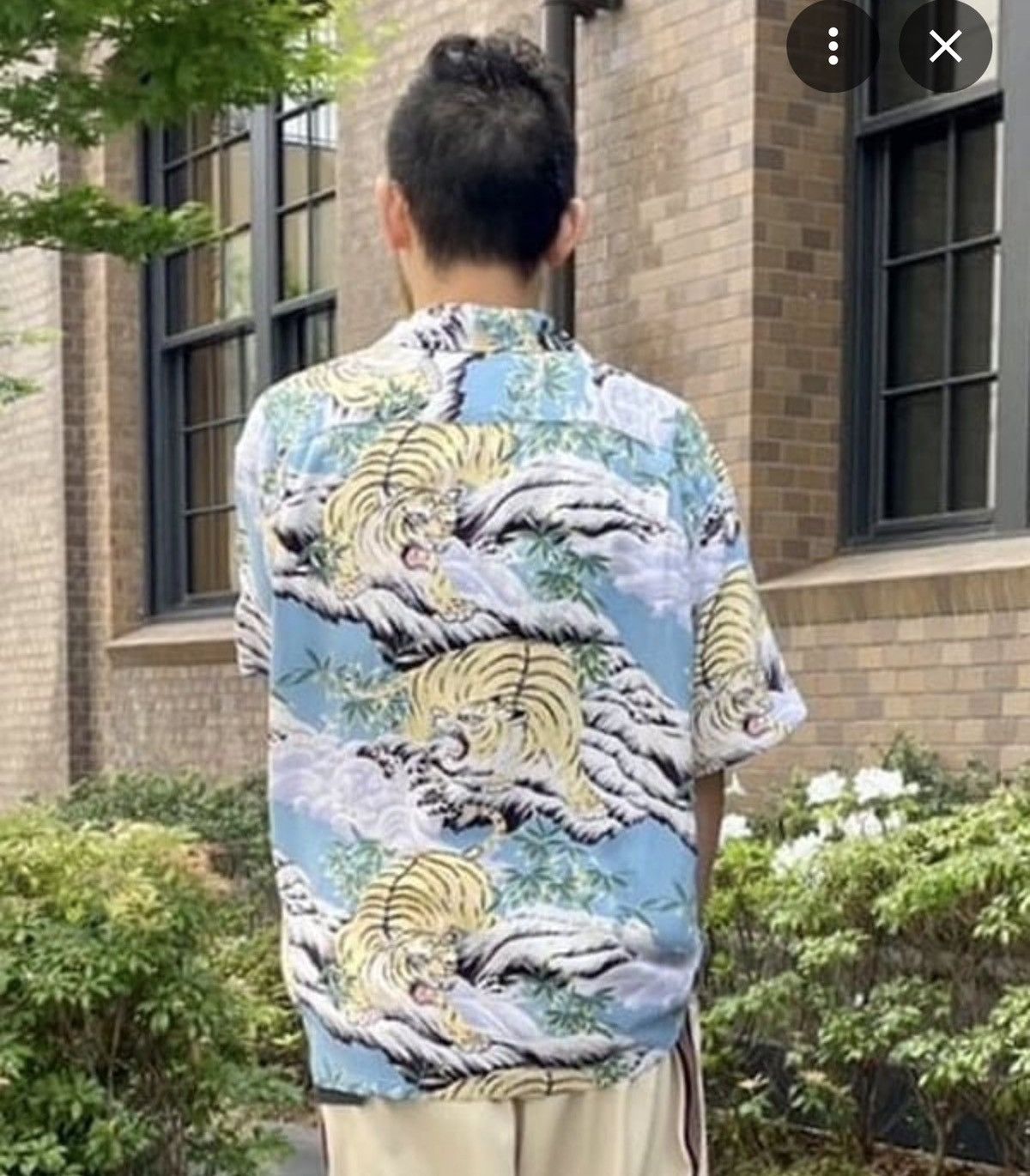 Sun Surf Sun Surf Rayon Vintage Crepe Fighting Tiger Hawaiian Size US L / EU 52-54 / 3 - 1 Thumbnail