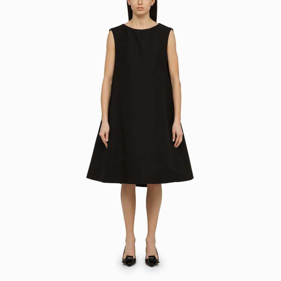 Marni o1d2blof0824 Cotton Dress in Black Size S / US 4 / IT 40 - 1 Thumbnail