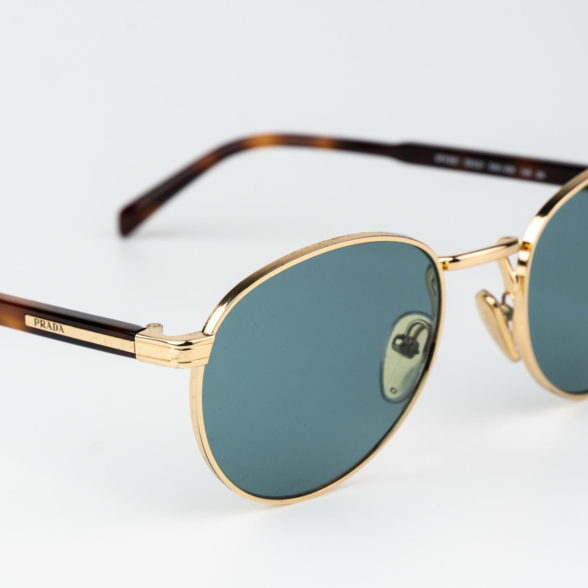 Prada Prada Women Sunglasses Round PRB51S 5AK40K NEW AUTHENTIC Size ONE SIZE - 6 Thumbnail