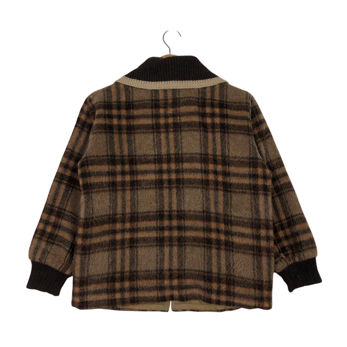 Japanese Brand 🔥VINTAGE CHORE WORK WOOL JACKET TARTAN CHECK ISSEY MIYAKE Size US M / EU 48-50 / 2 - 11 Thumbnail