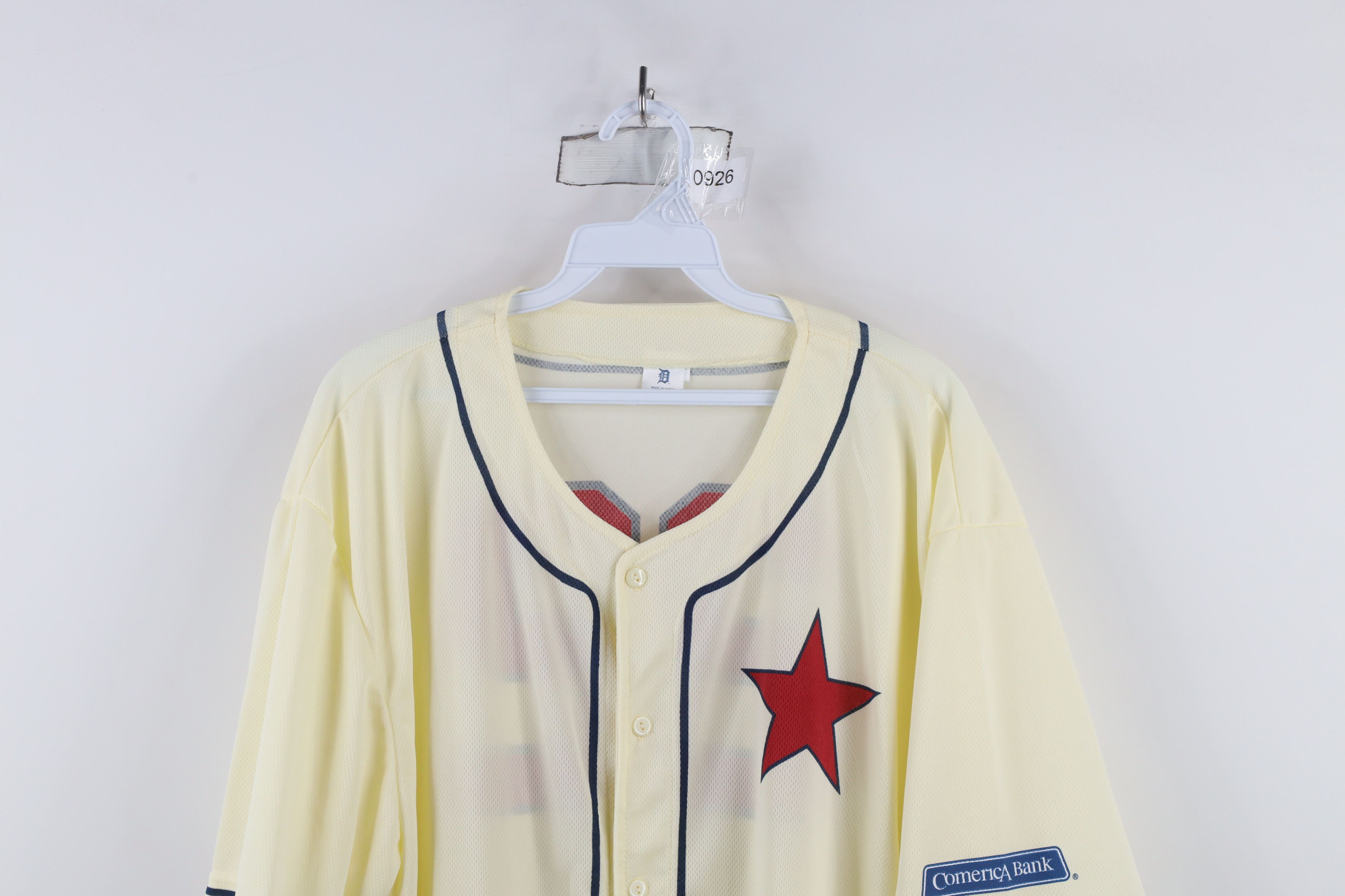 Vintage Vintage Y2K Detroit Stars Baseball Jersey Cream Polyester Size US XXL / EU 58 / 5 - 2 Thumbnail
