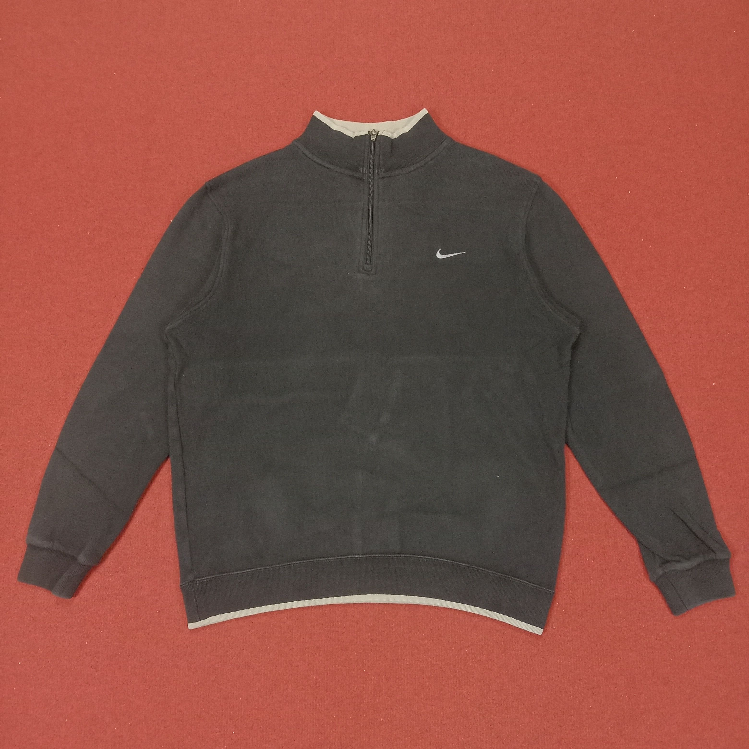 Nike Nike Golf Small Logo Design Half Zipper Winter Style Size US M / EU 48-50 / 2 - 1 Thumbnail
