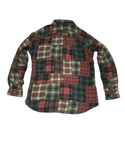 Polo Ralph Lauren Polo Ralph Lauren Plaid Flannel patchwork shirt Size US L / EU 52-54 / 3 - 2 Thumbnail