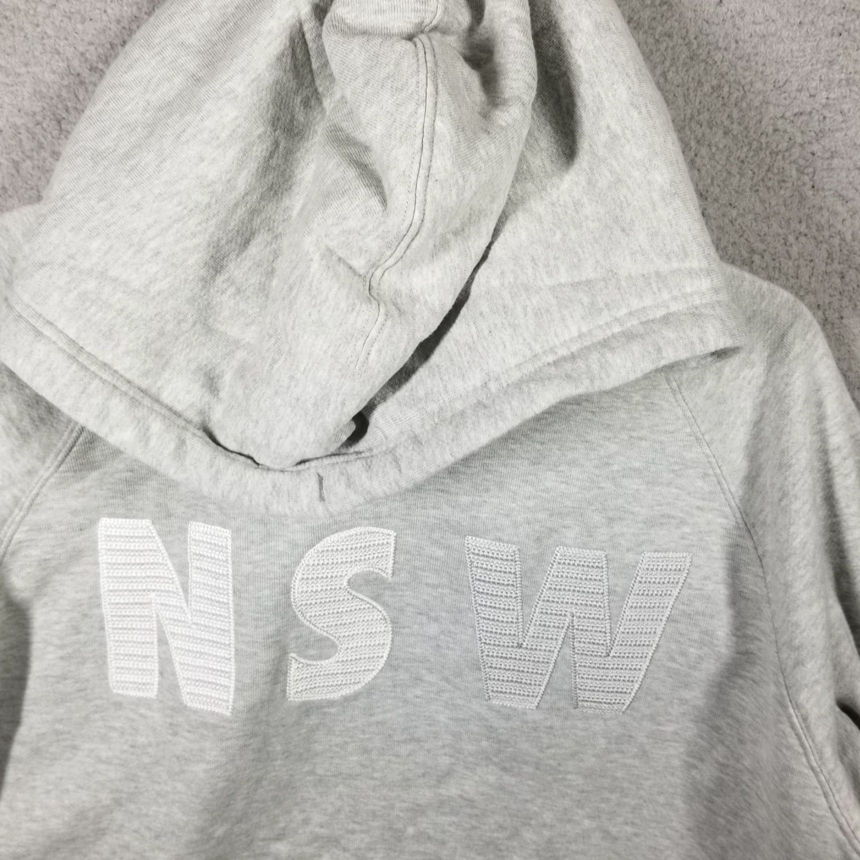Nike Nike Hoodie Mens M Gray Nike Sportswear Pullover Hooded Sweatshirt - 90s? (No, skip decade) Size US M / EU 48-50 / 2 - 5 Thumbnail