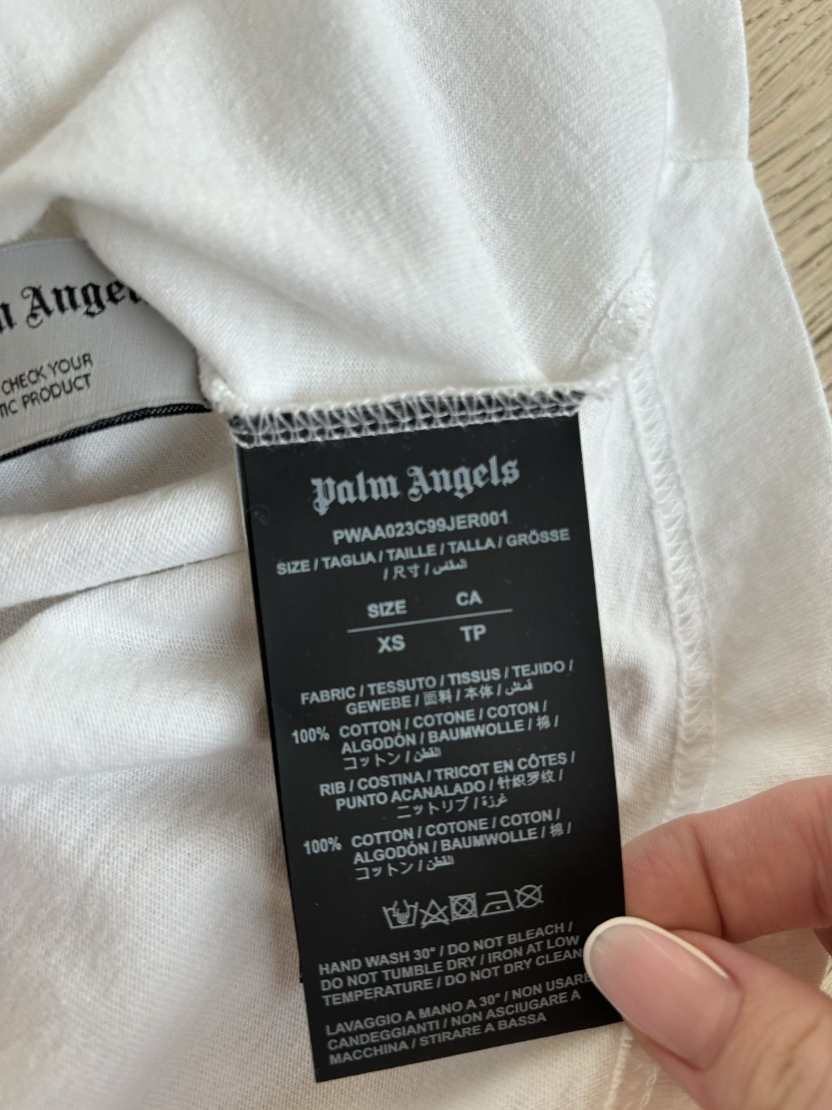 Palm Angels Palm Angels Classic Logo Over T-shirt Size US XS / EU 42 / 0 - 5 Thumbnail