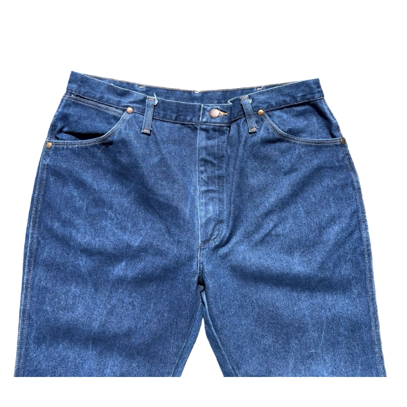 Wrangler VINTAGE Wrangler Cowboy Cut Jeans Blue USA Made Western 38x30 Mens Bootcut 1970s Size US 38 / EU 54 - 6 Thumbnail