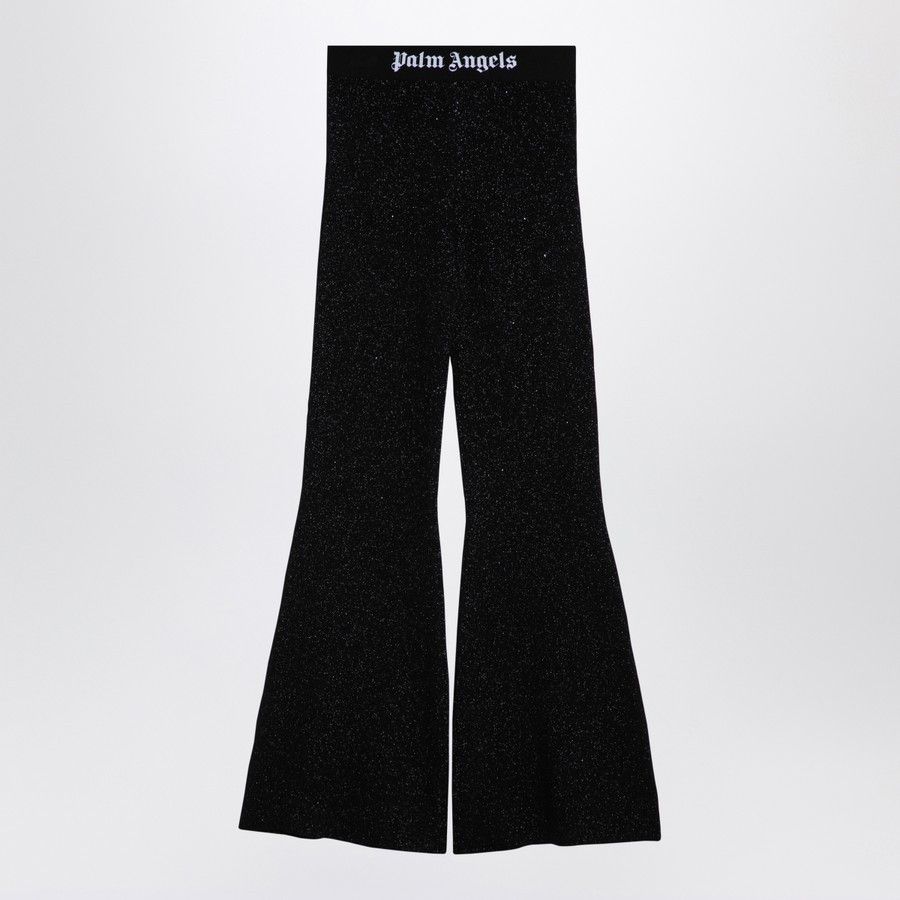 Palm Angels o1d2blof0924 Viscose Trousers In Black Size 30" / US 8 / IT 44 - 1 Thumbnail