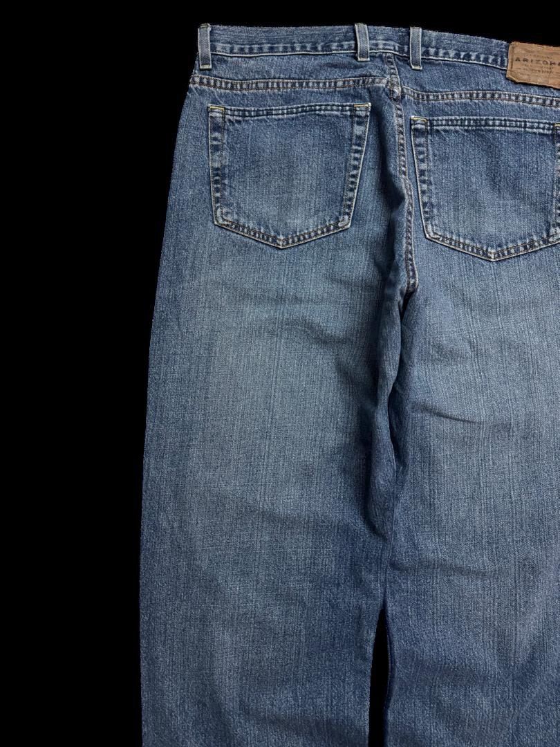 Japanese Brand LOOSE Vintage Y2K Arizona Mudwash Blue Denim Jean Baggy Size US 36 / EU 52 - 15 Thumbnail