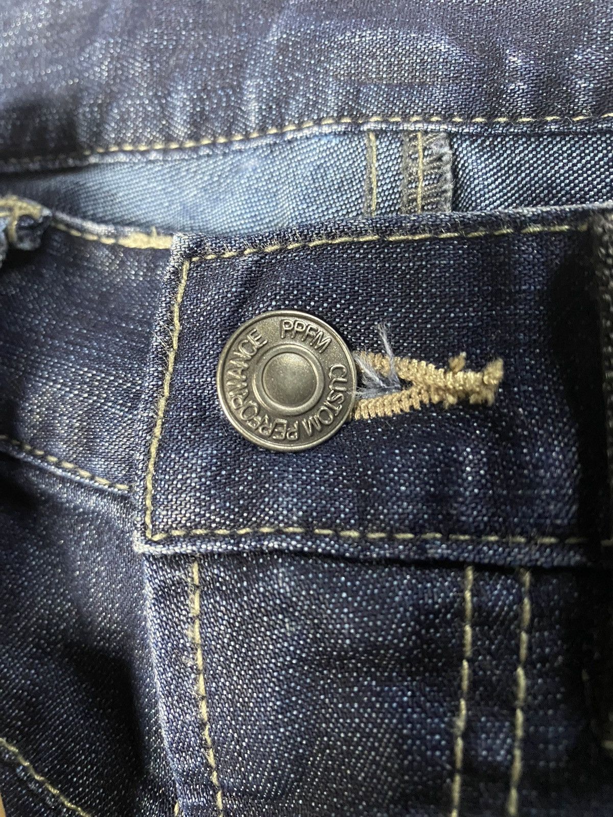 PPFM Rare PPFM Bondage Punk Distressed Denim Size US 31 - 11 Thumbnail