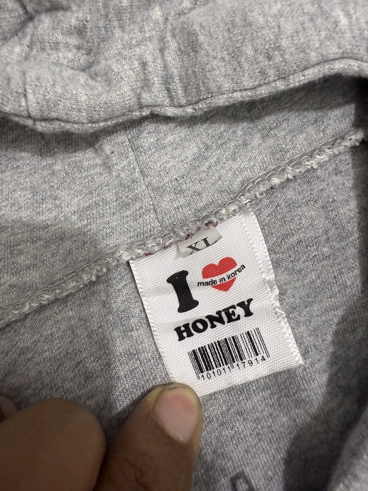 Vintage I LOVE HONNEY HOODIE Size US M / EU 48-50 / 2 - 5 Thumbnail