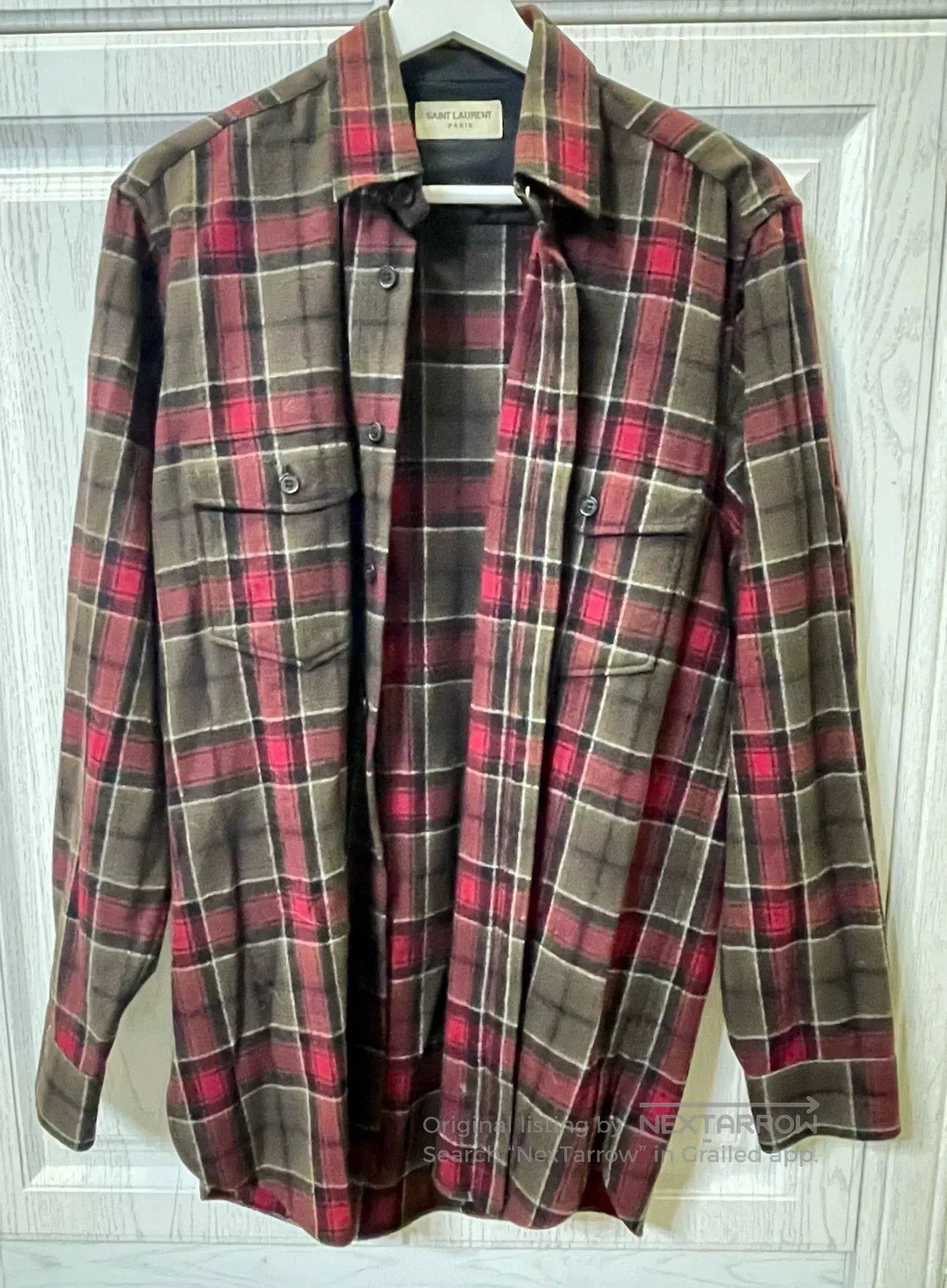 Saint Laurent Paris Saint Laurent FW13 Plaid Shirt. Size US M / EU 48-50 / 2 - 1 Thumbnail