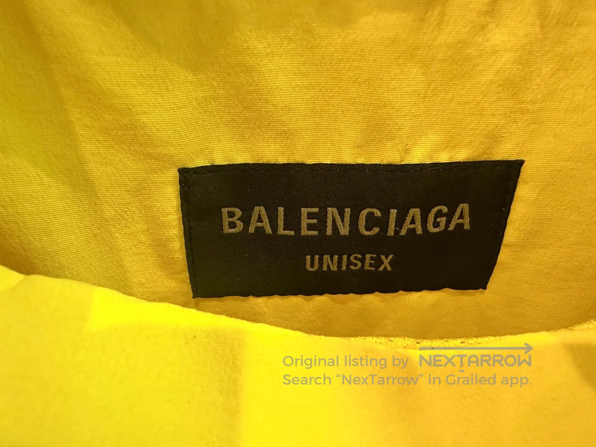 Balenciaga balenciaga yellow high-neck long sleeve jacket. Size US M / EU 48-50 / 2 - 3 Thumbnail