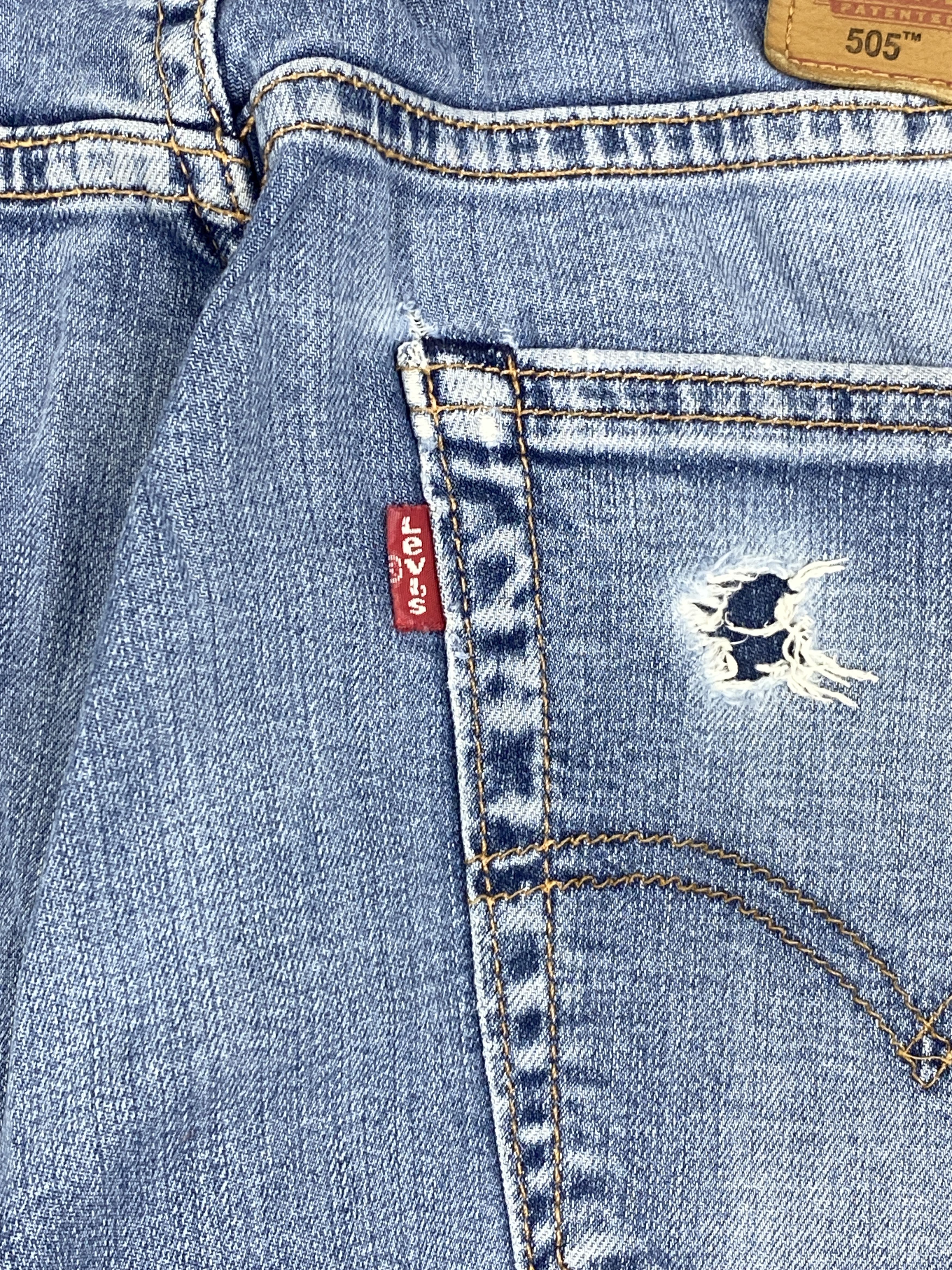 Levi's Vintage Levi's 505 Faded Blue Jeans DP2825 Size US 31 - 6 Thumbnail