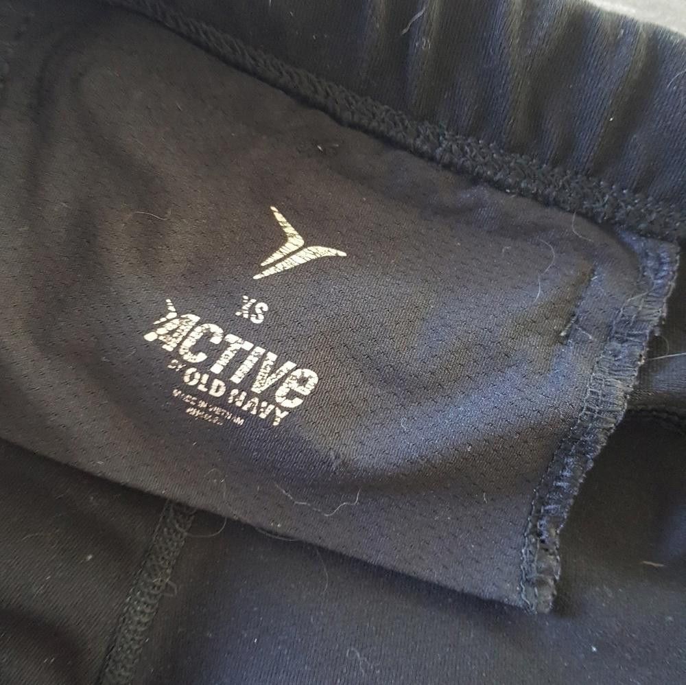 Old Navy Black Bottom Zippered Athletic Legging Size 28" / US 6 / IT 42 - 3 Thumbnail