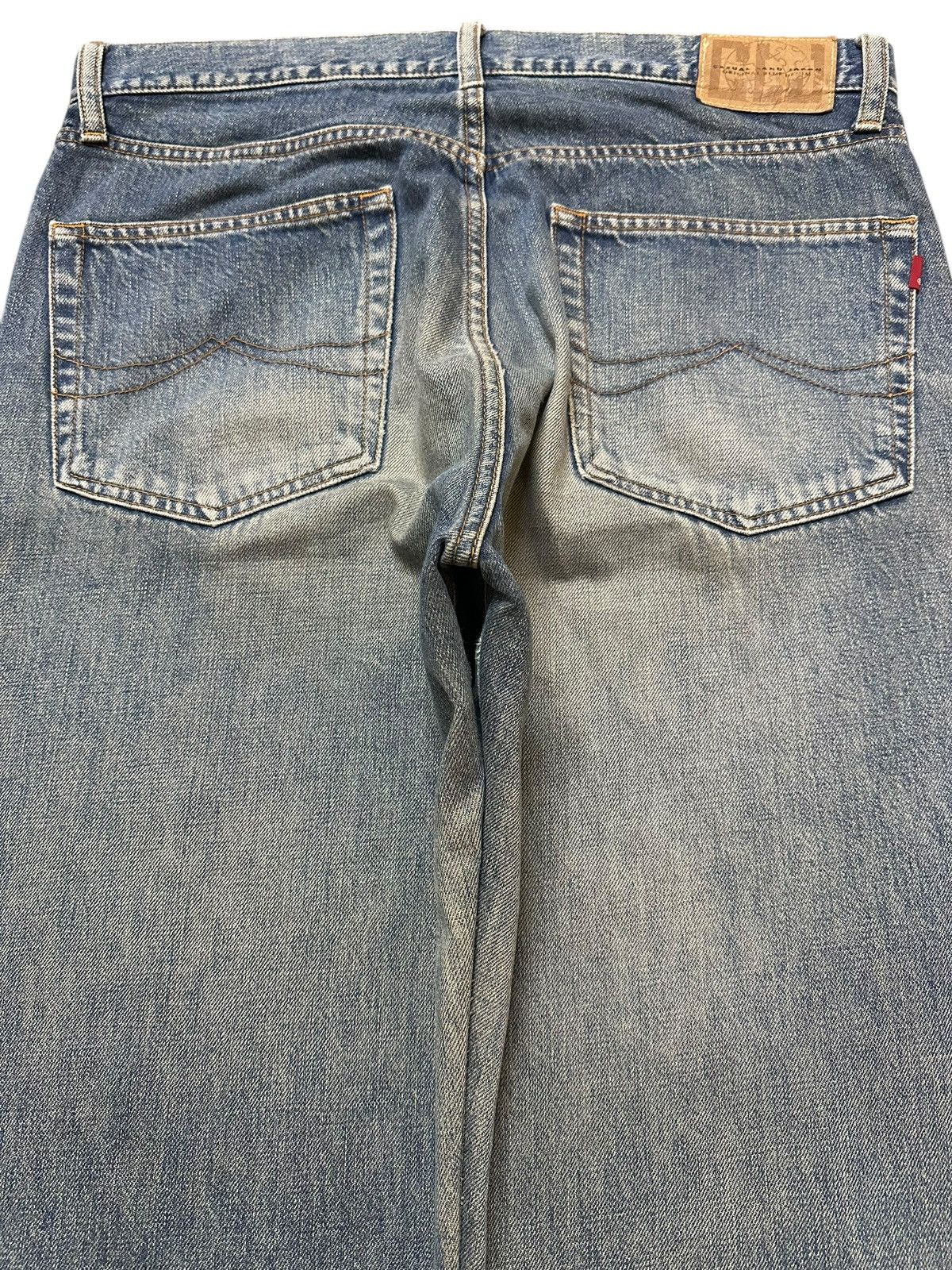 Japanese Brand Vintage Japanese Brand Faded Wash Distressed Baggy Jeans Size US 34 / EU 50 - 5 Thumbnail