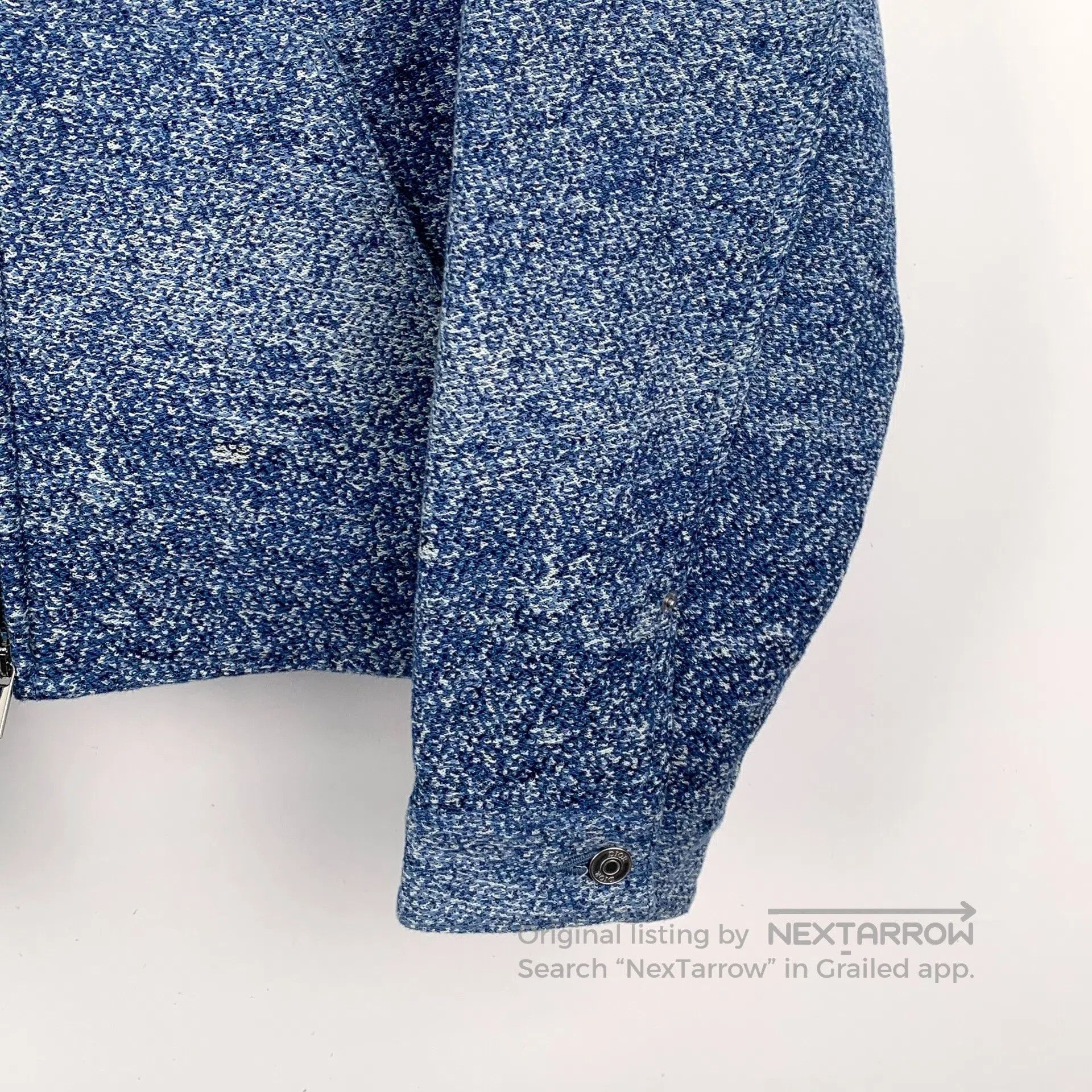 Dior Dior Blue logo lettered hooded zip-up jacket| Size US S / EU 44-46 / 1 - 4 Thumbnail