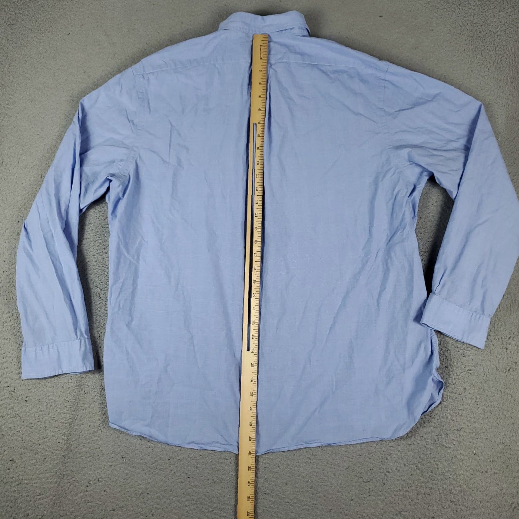 Ralph Lauren Ralph Lauren Shirt Mens Size 18 Blue Pony Dress Shirt Button Up Long Sleeve Size 48R - 5 Thumbnail
