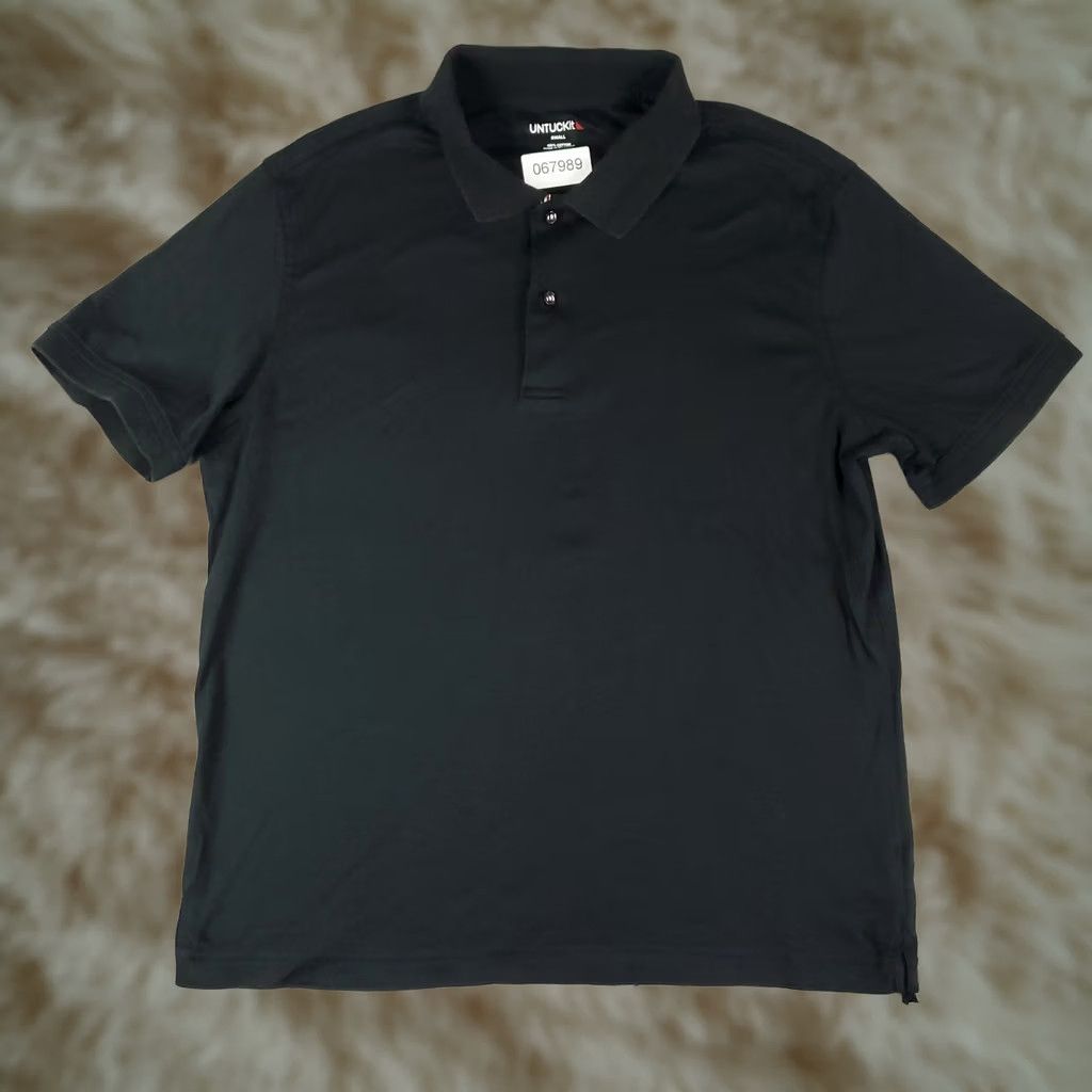UNTUCKit UNTUCKit Polo Shirt Mens Size Small Black Golf Casual Short Sleeve Polo Size US S / EU 44-46 / 1 - 1 Thumbnail